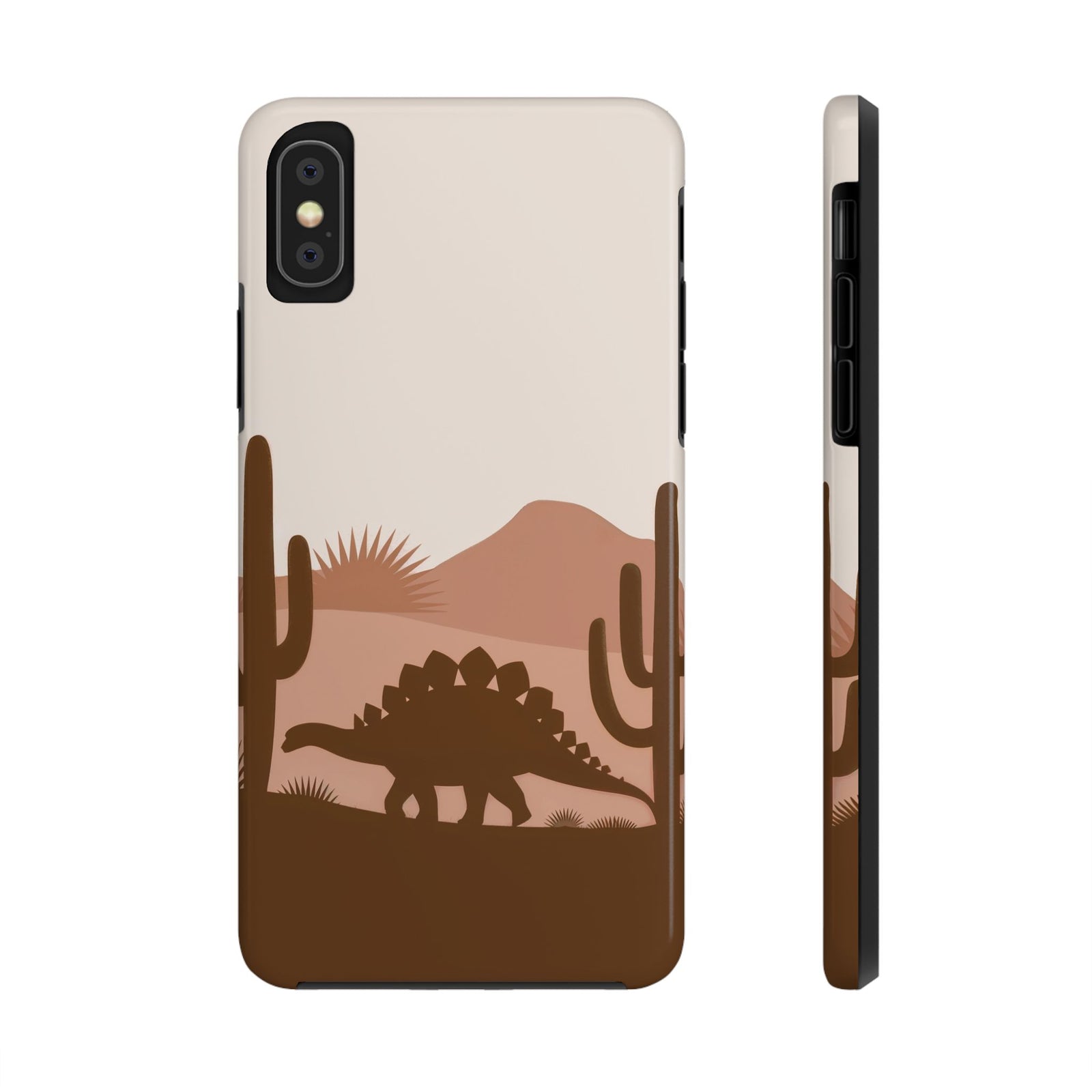 Desert Dino Silhouette - Dinosaur Phone Case