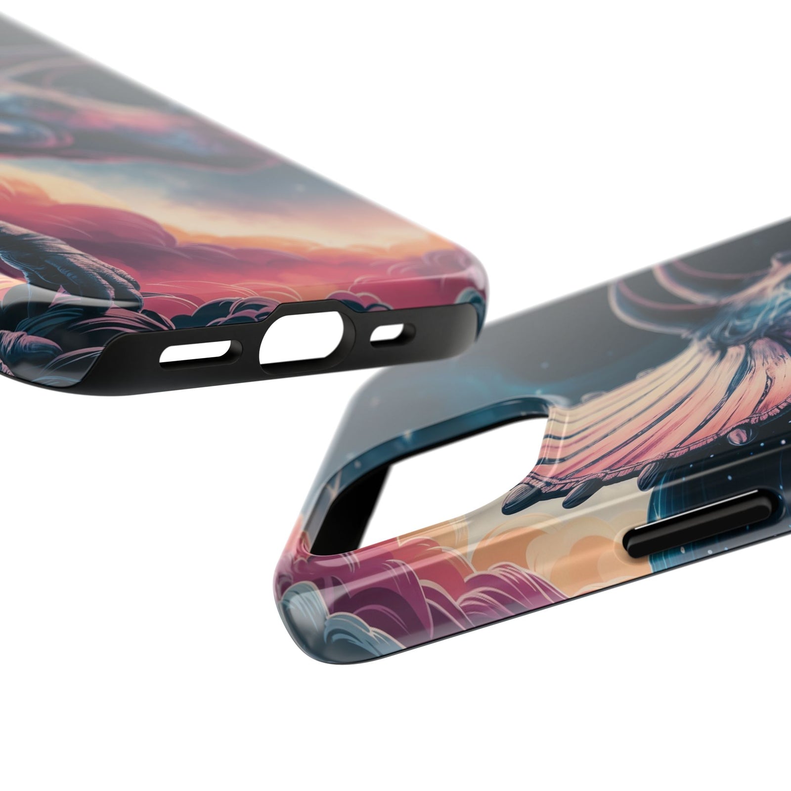 Triceratops Cosmic Adventure - Dinosaur Phone Case