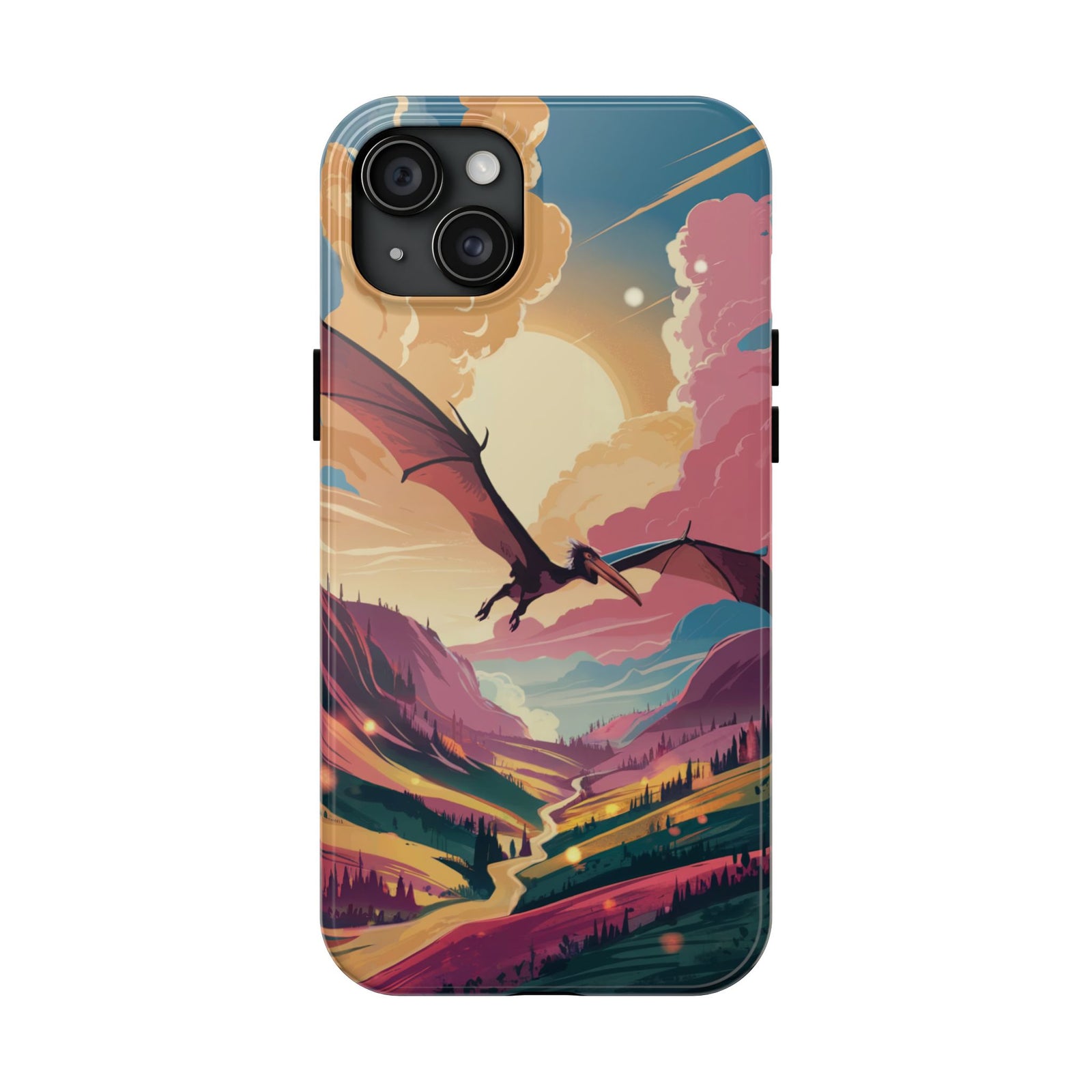 Pteranodon Sky Journey - Dinosaur Phone Case