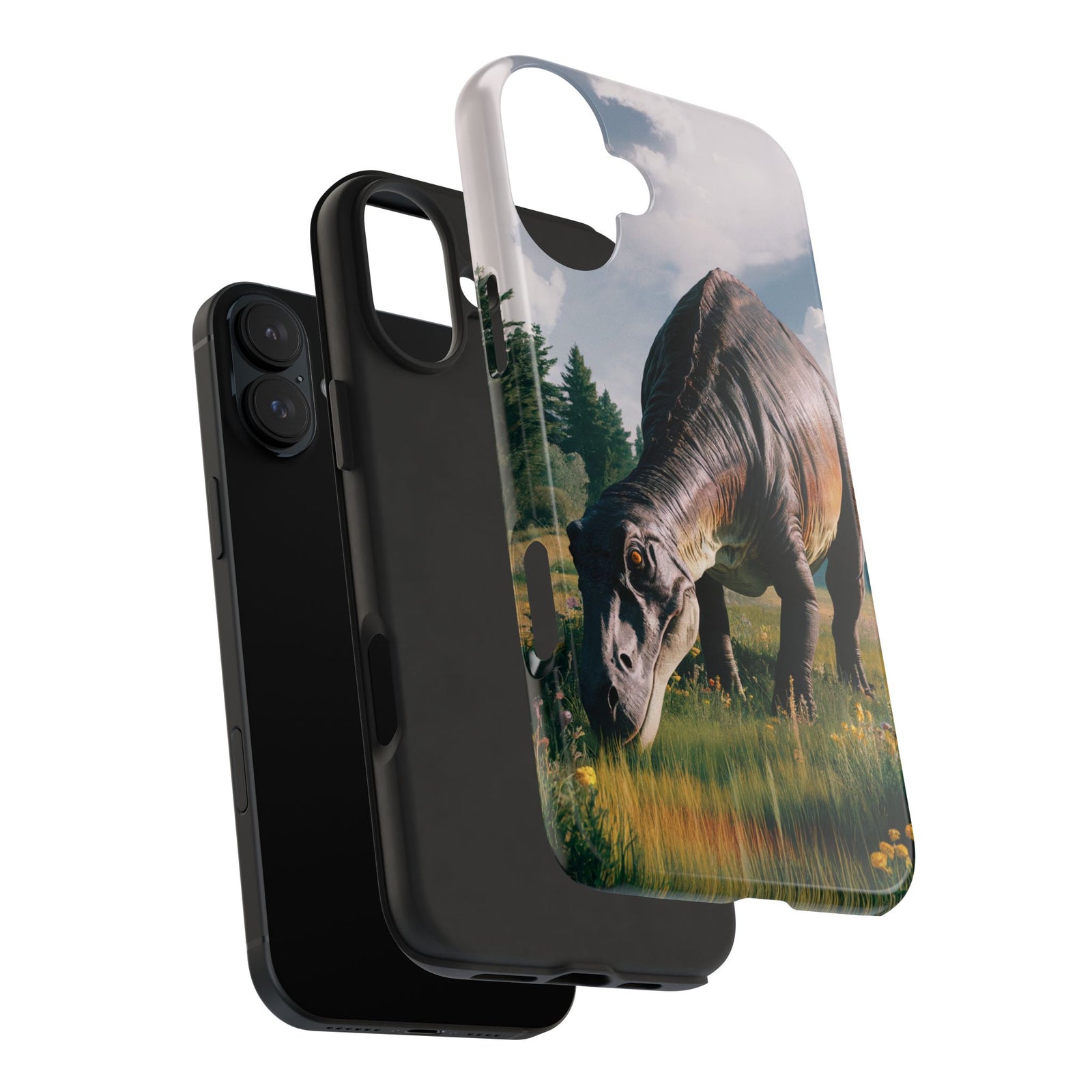 Gentle Giant Grazing - Dinosaur Phone Case