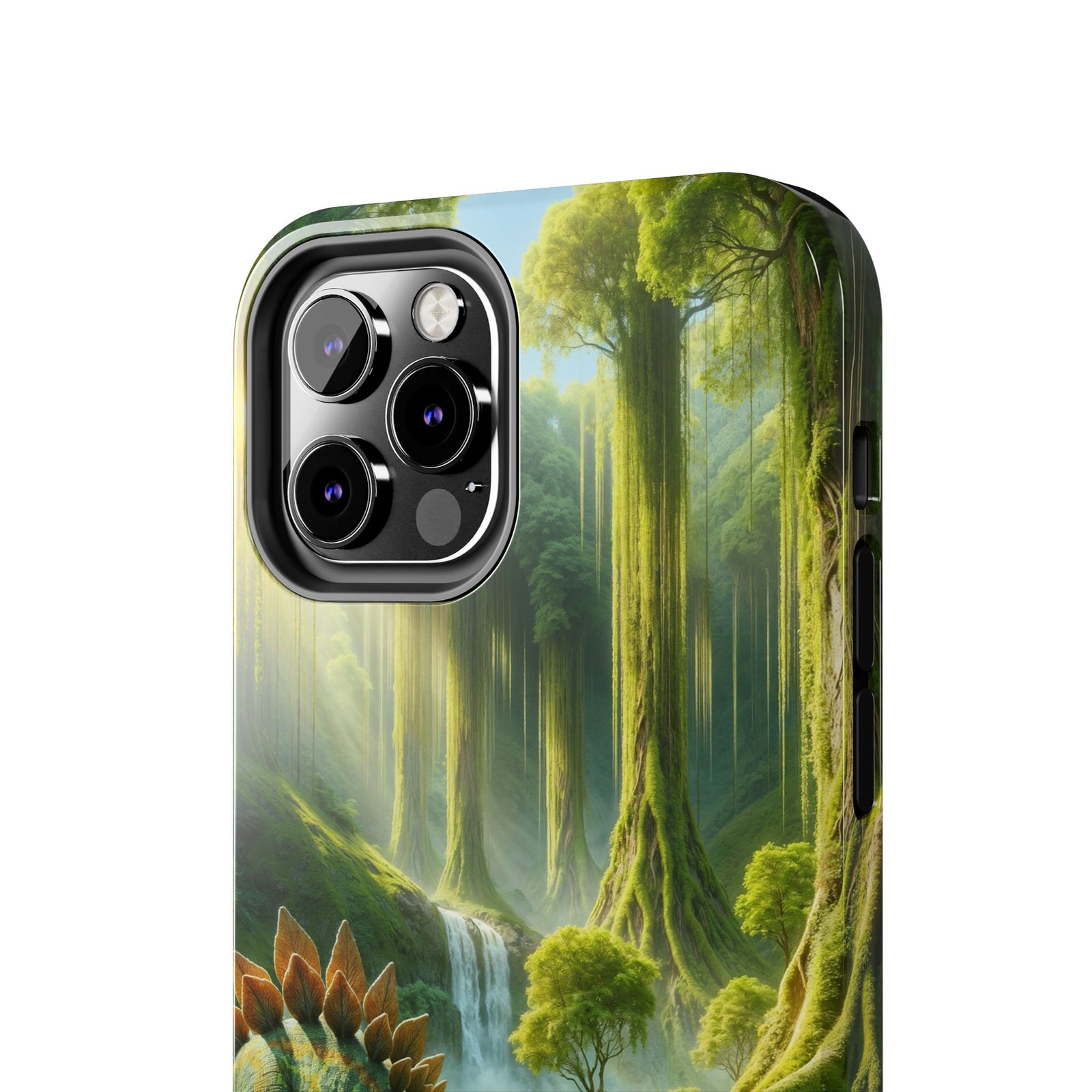 Stegosaurus Paradise Adventure - Dinosaur Phone Case