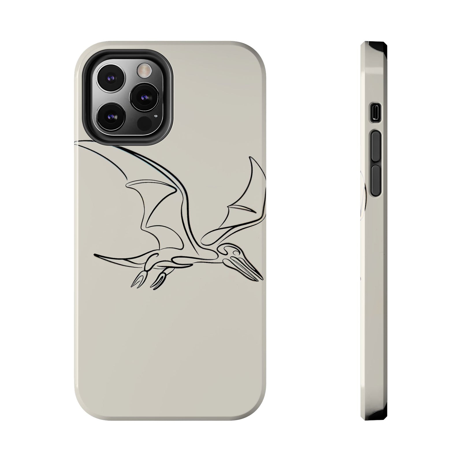 Pterodactyl Glide Art - Dinosaur Phone Case