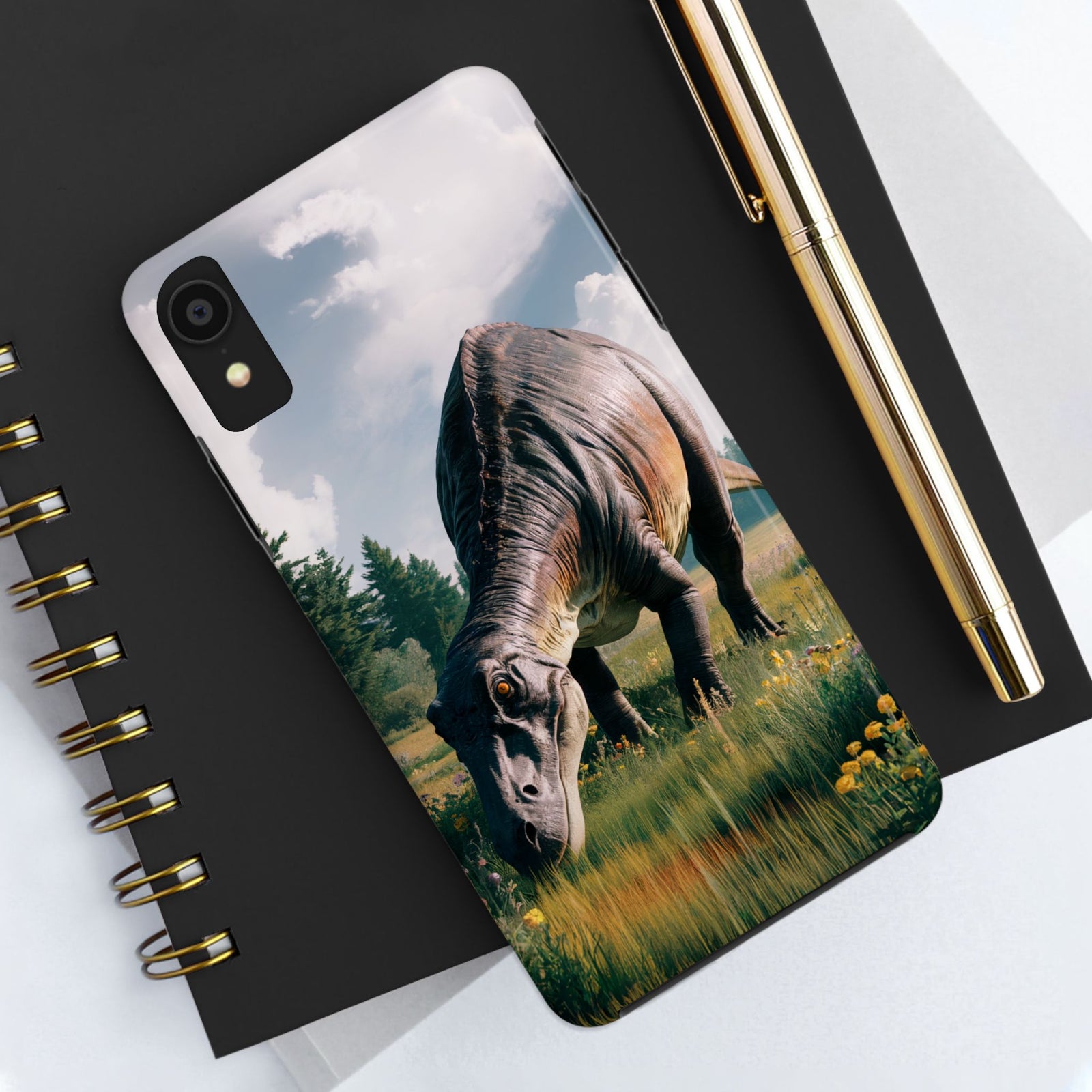 Gentle Giant Grazing - Dinosaur Phone Case