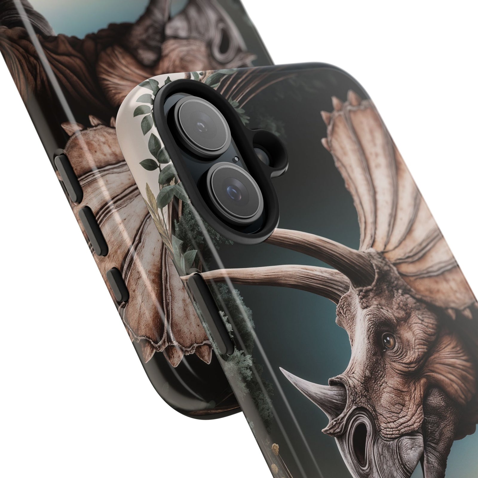 Triceratops Wilderness Adventure - Dinosaur Phone Case