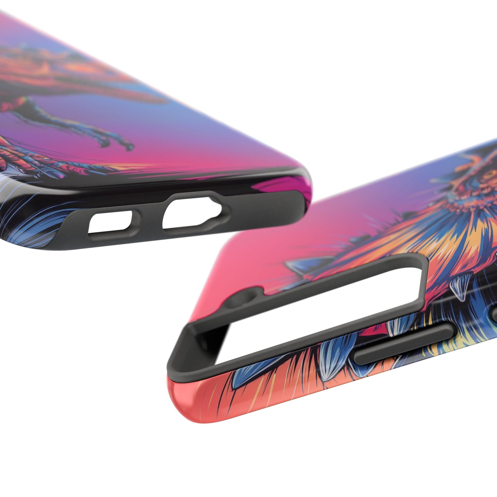 Styracosaurus Neon Roar - Dinosaur Phone Case