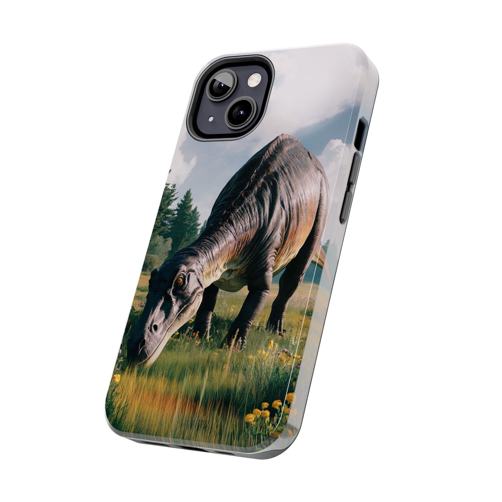 Gentle Giant Grazing - Dinosaur Phone Case