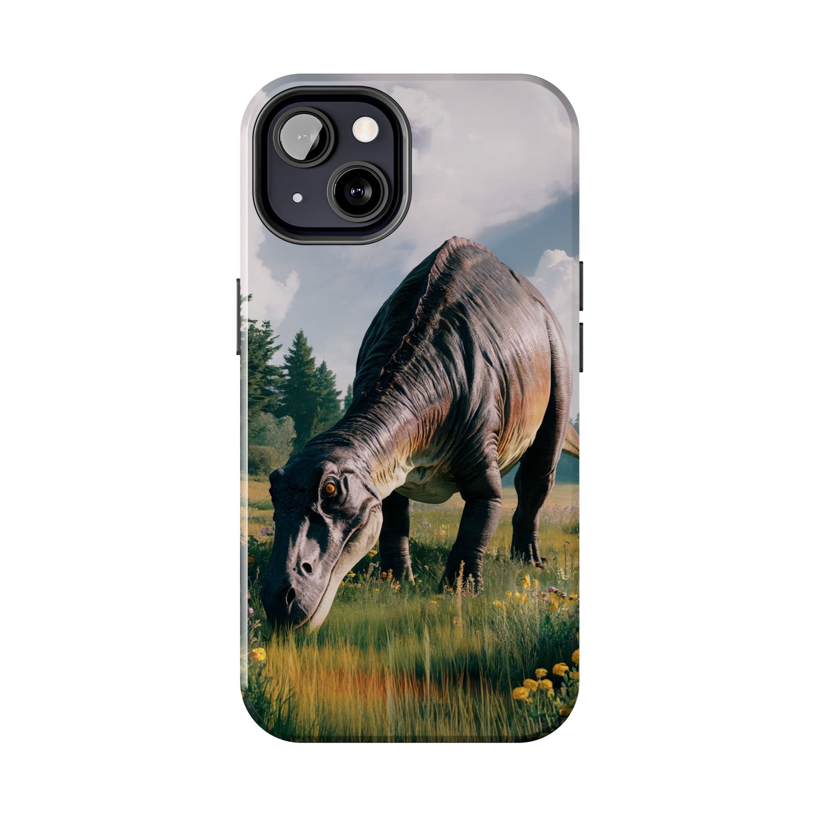 Gentle Giant Grazing - Dinosaur Phone Case