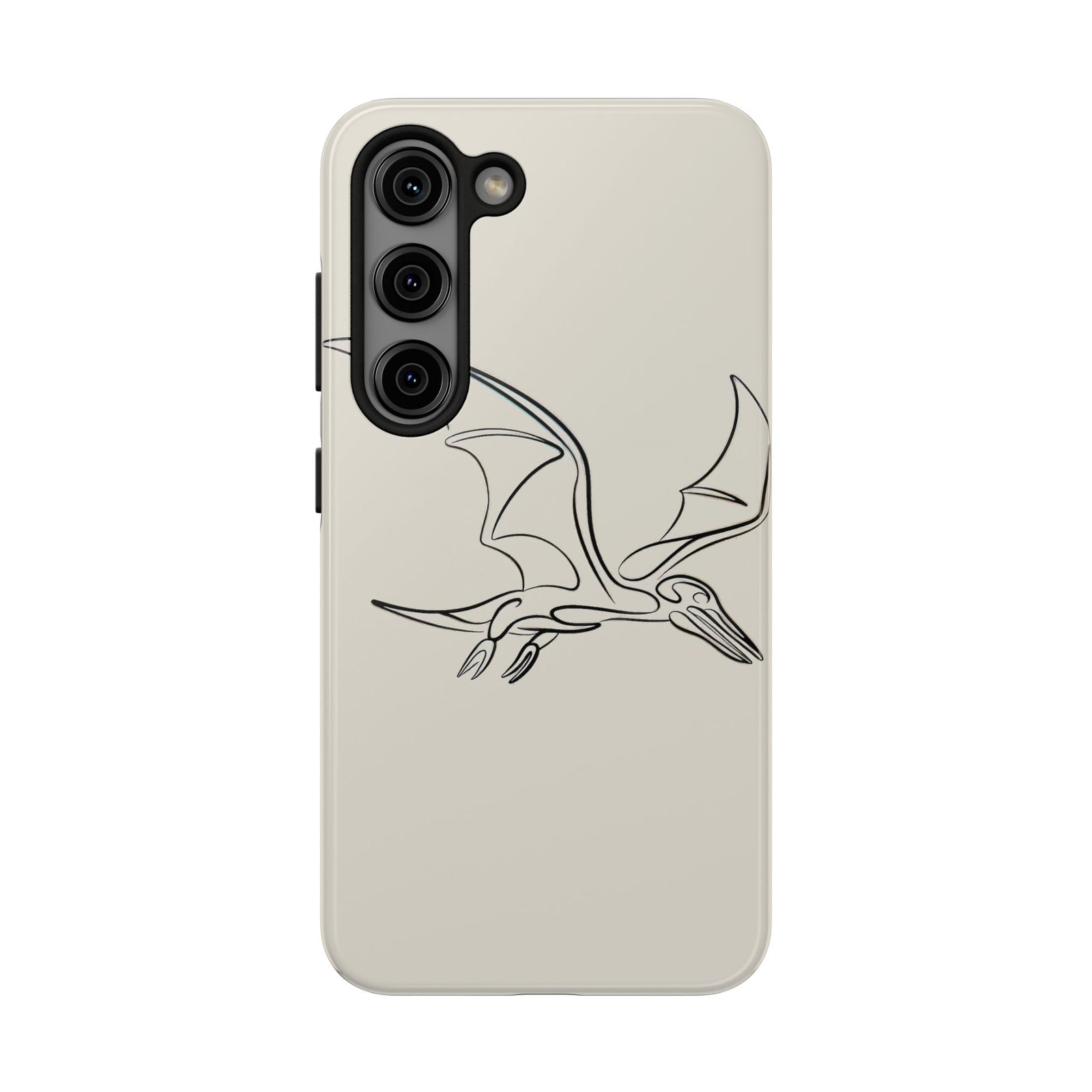 Pterodactyl Glide Art - Dinosaur Phone Case