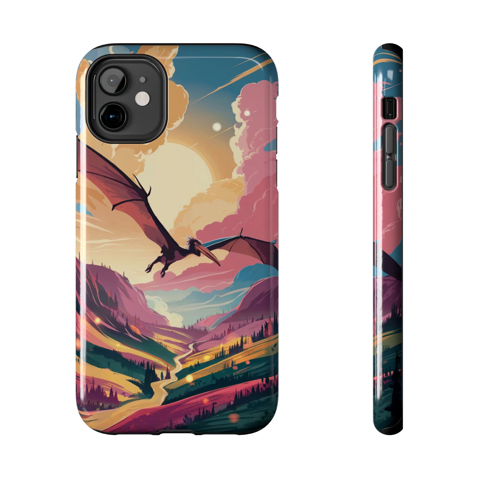Pteranodon Sky Journey - Dinosaur Phone Case