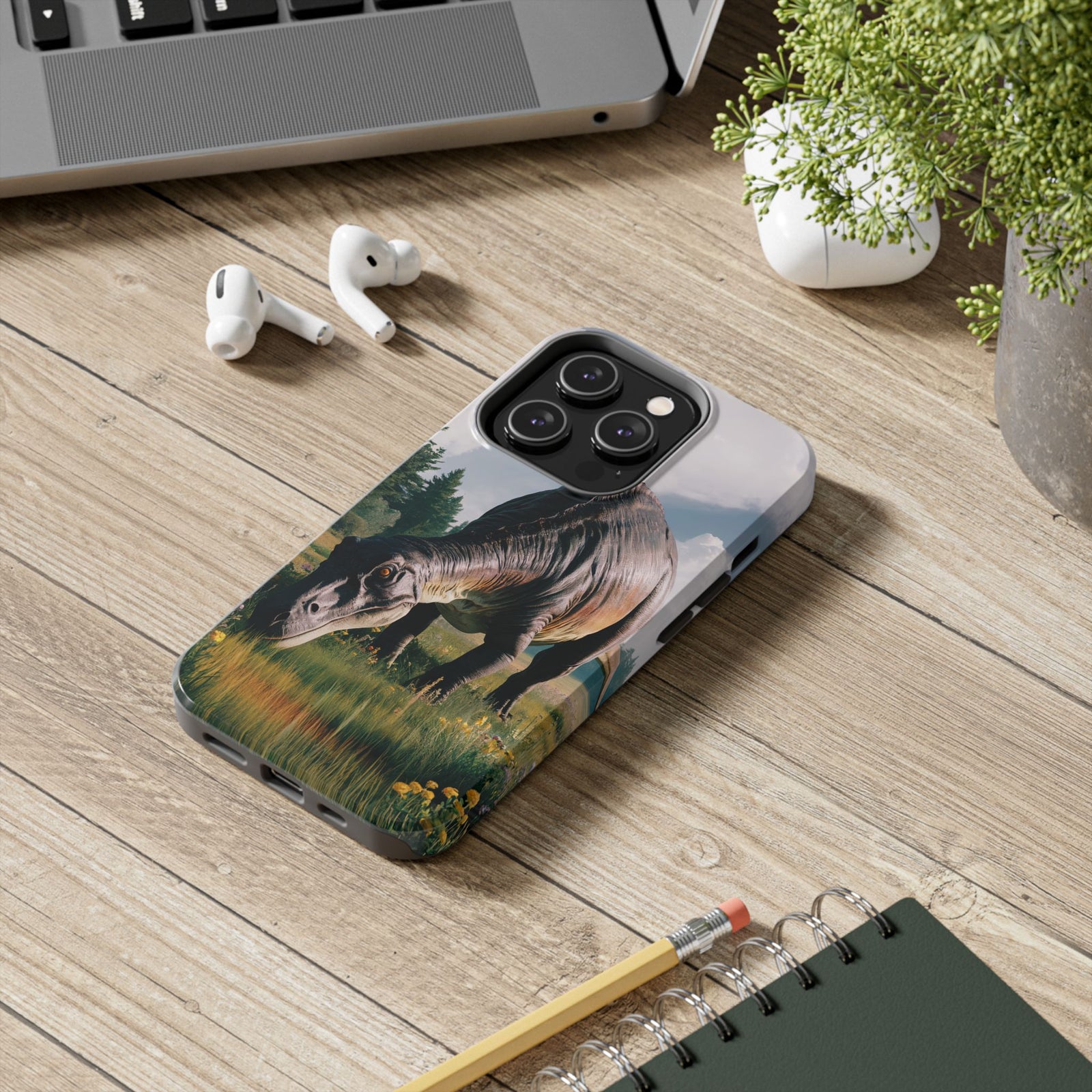 Gentle Giant Grazing - Dinosaur Phone Case