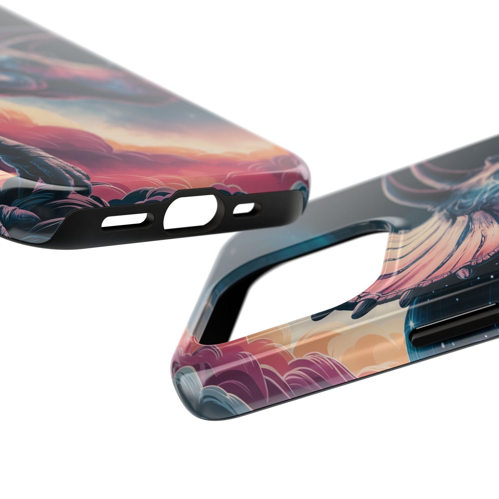 Triceratops Cosmic Adventure - Dinosaur Phone Case