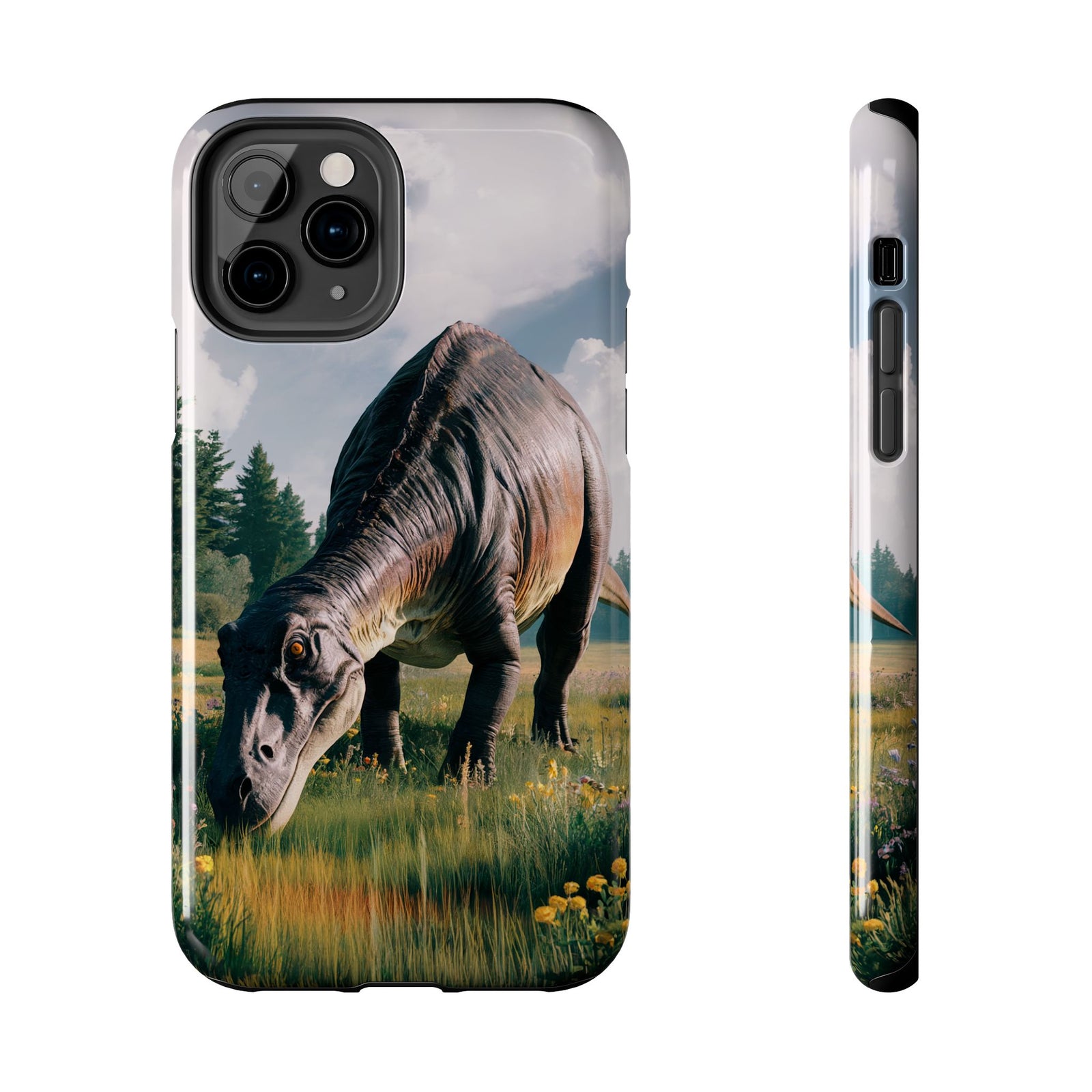 Gentle Giant Grazing - Dinosaur Phone Case