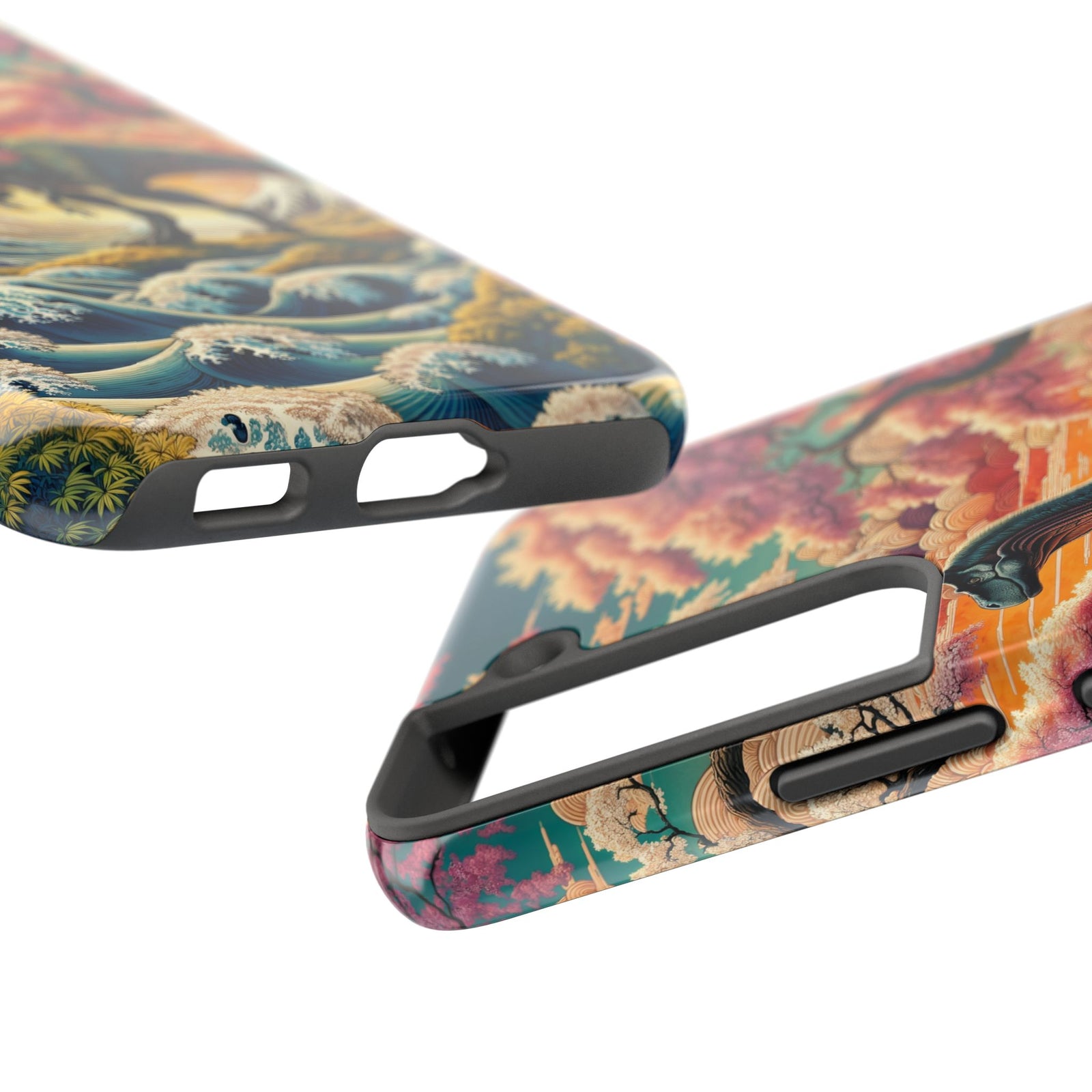 Dino Zen Waves - Dinosaur Phone Case