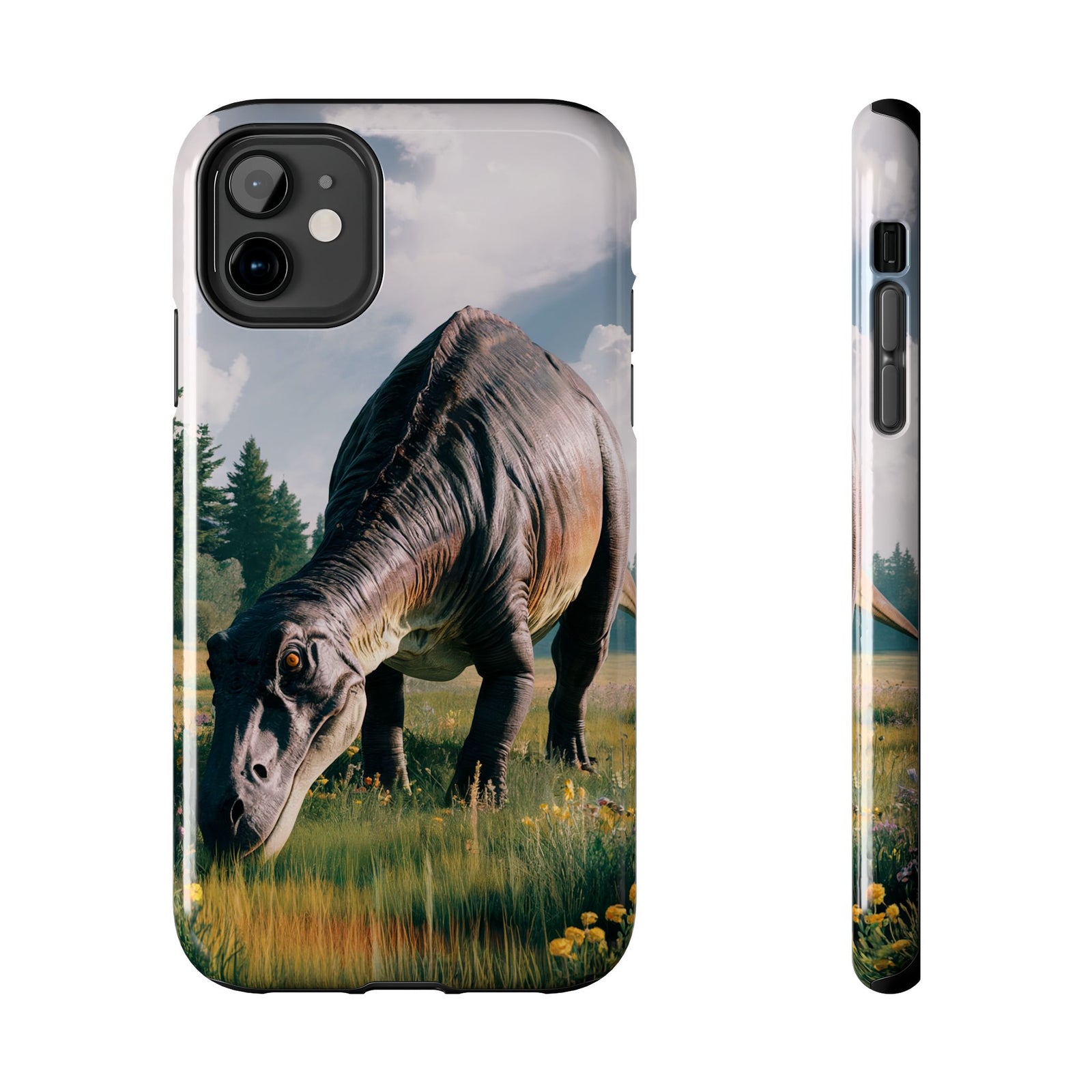 Gentle Giant Grazing - Dinosaur Phone Case