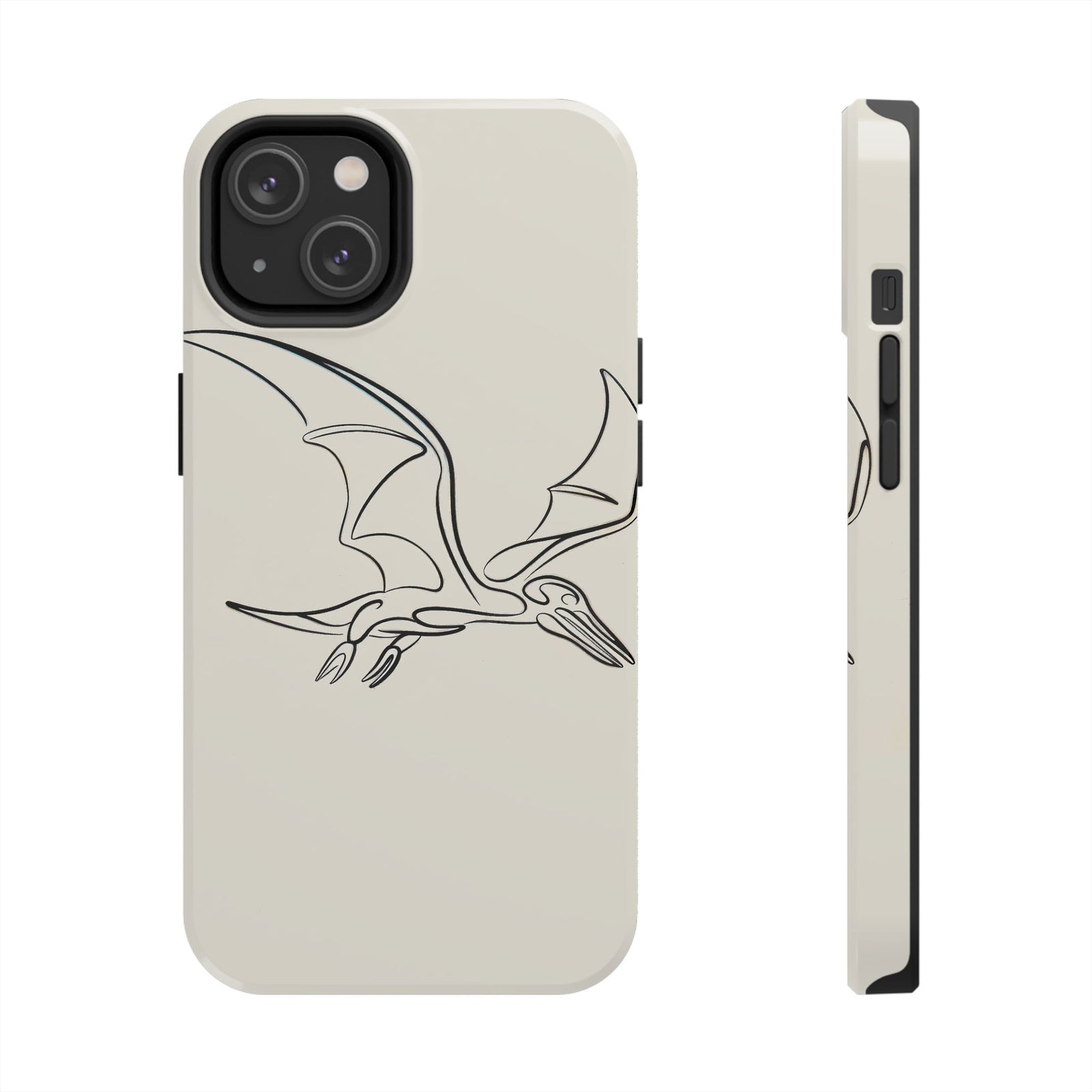 Pterodactyl Glide Art - Dinosaur Phone Case
