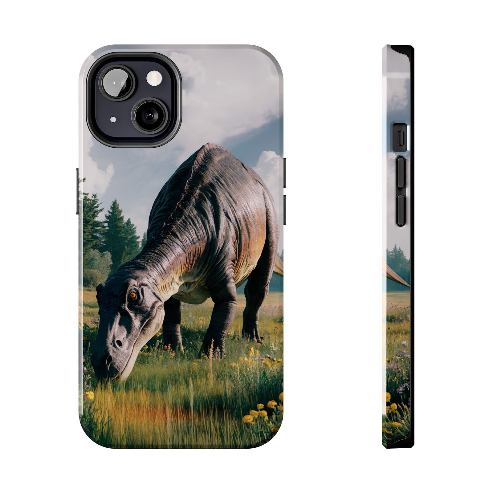 Gentle Giant Grazing - Dinosaur Phone Case
