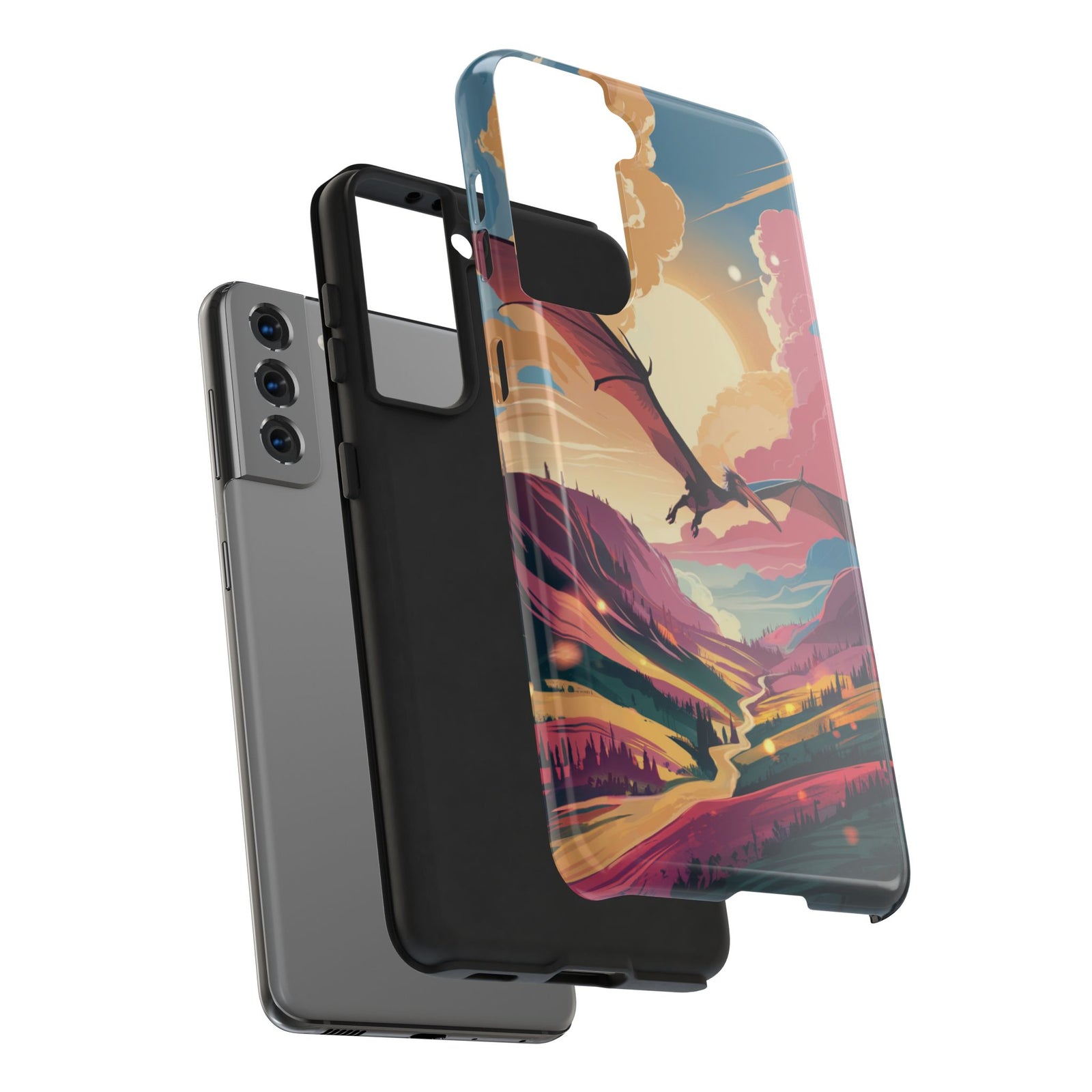 Pteranodon Sky Journey - Dinosaur Phone Case