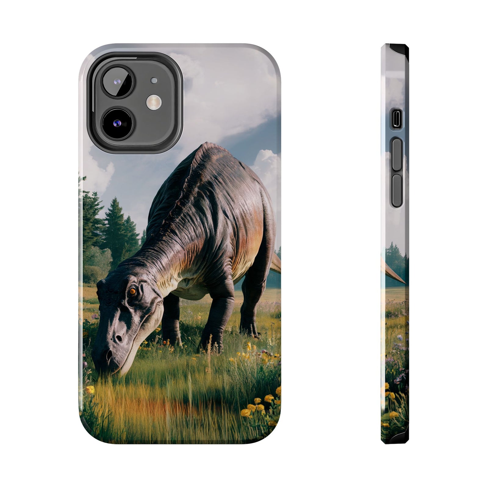 Gentle Giant Grazing - Dinosaur Phone Case
