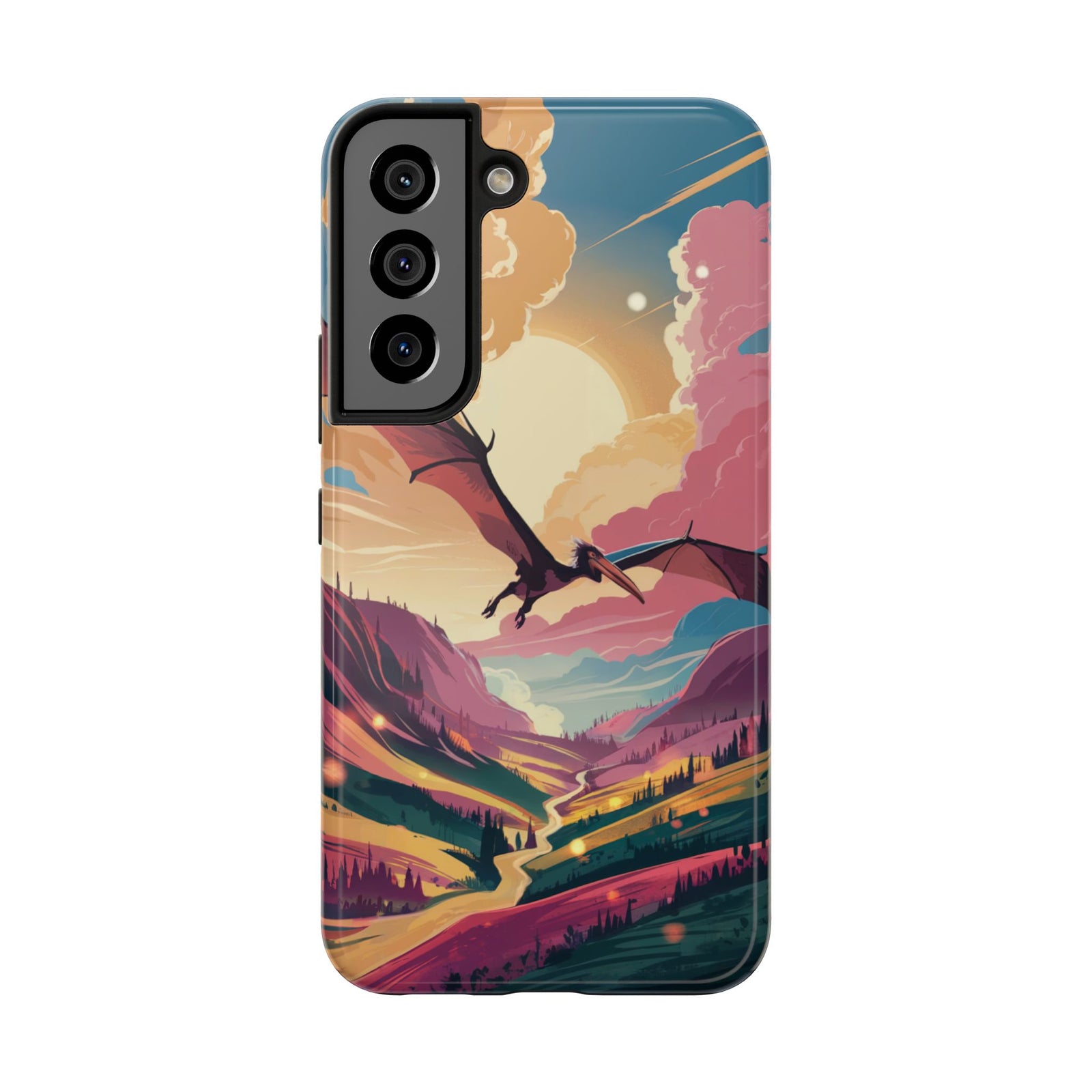 Pteranodon Sky Journey - Dinosaur Phone Case