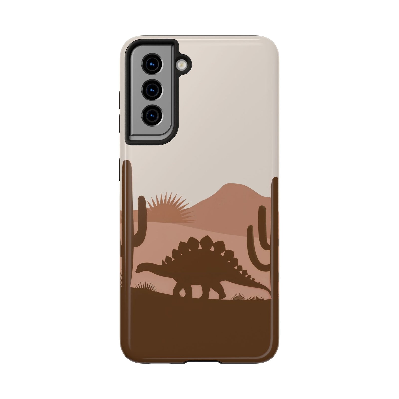 Desert Dino Silhouette - Dinosaur Phone Case