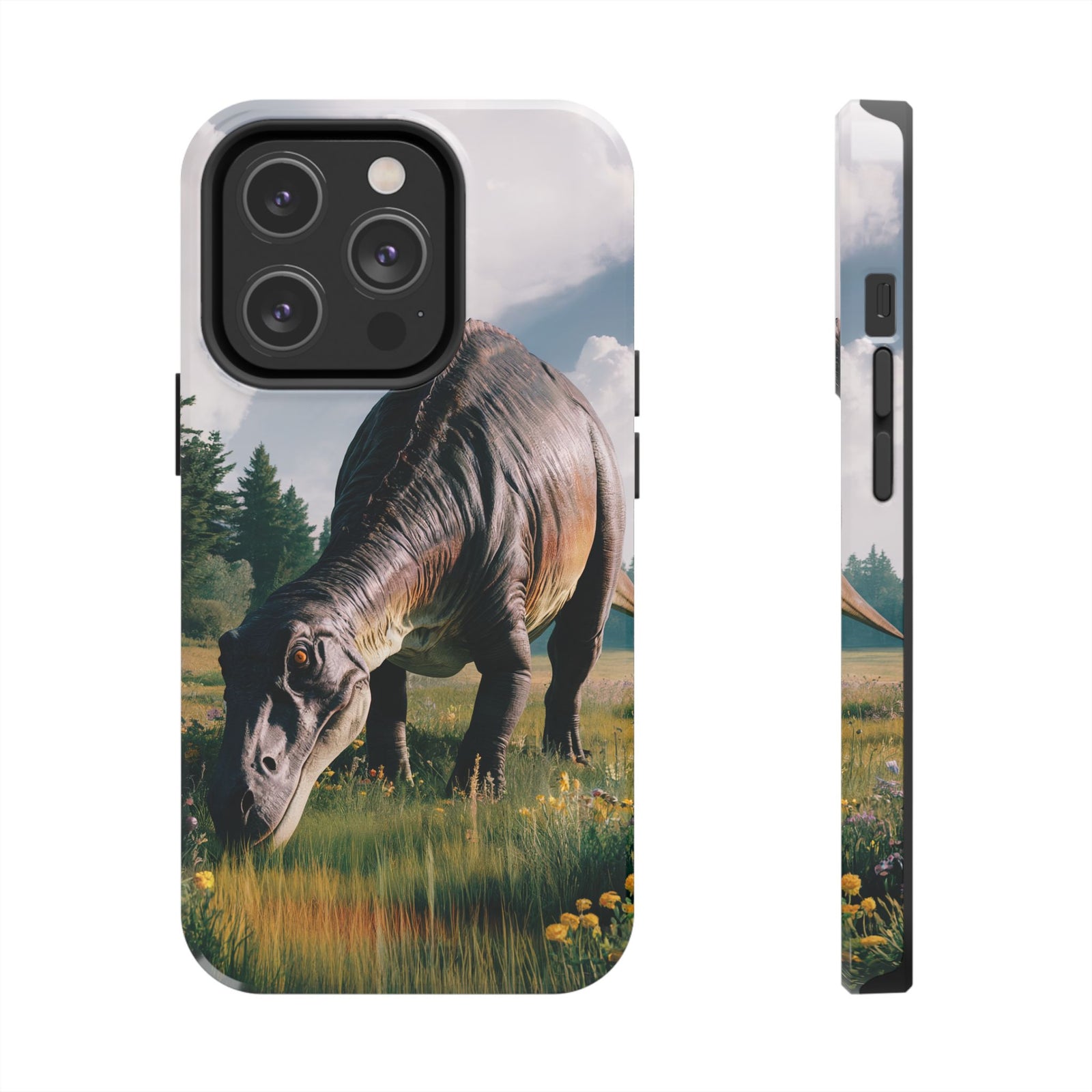 Gentle Giant Grazing - Dinosaur Phone Case