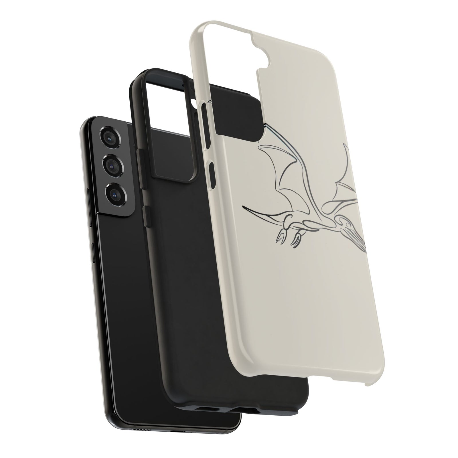 Pterodactyl Glide Art - Dinosaur Phone Case