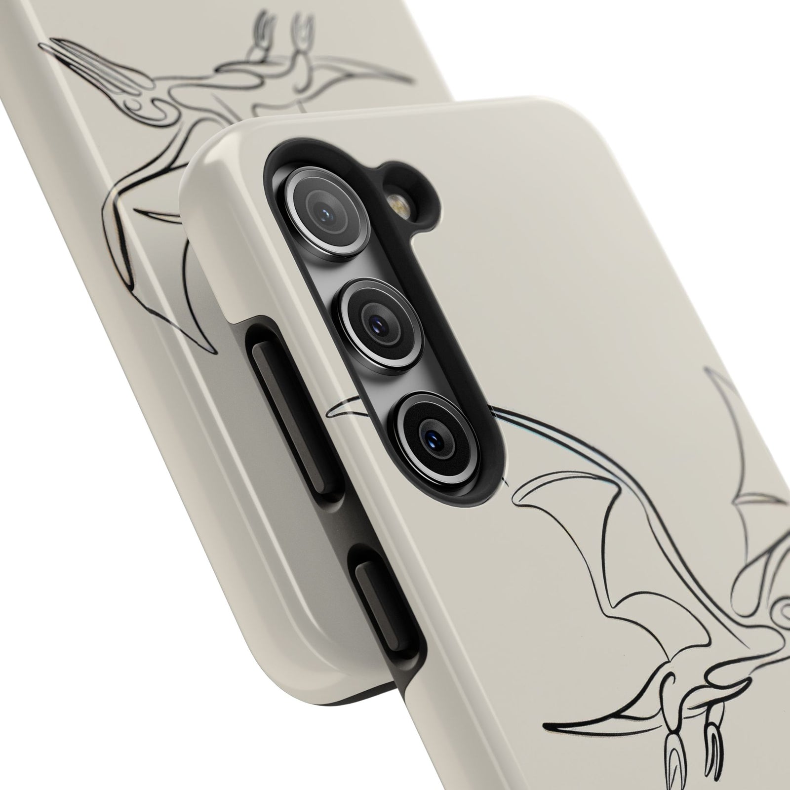 Pterodactyl Glide Art - Dinosaur Phone Case