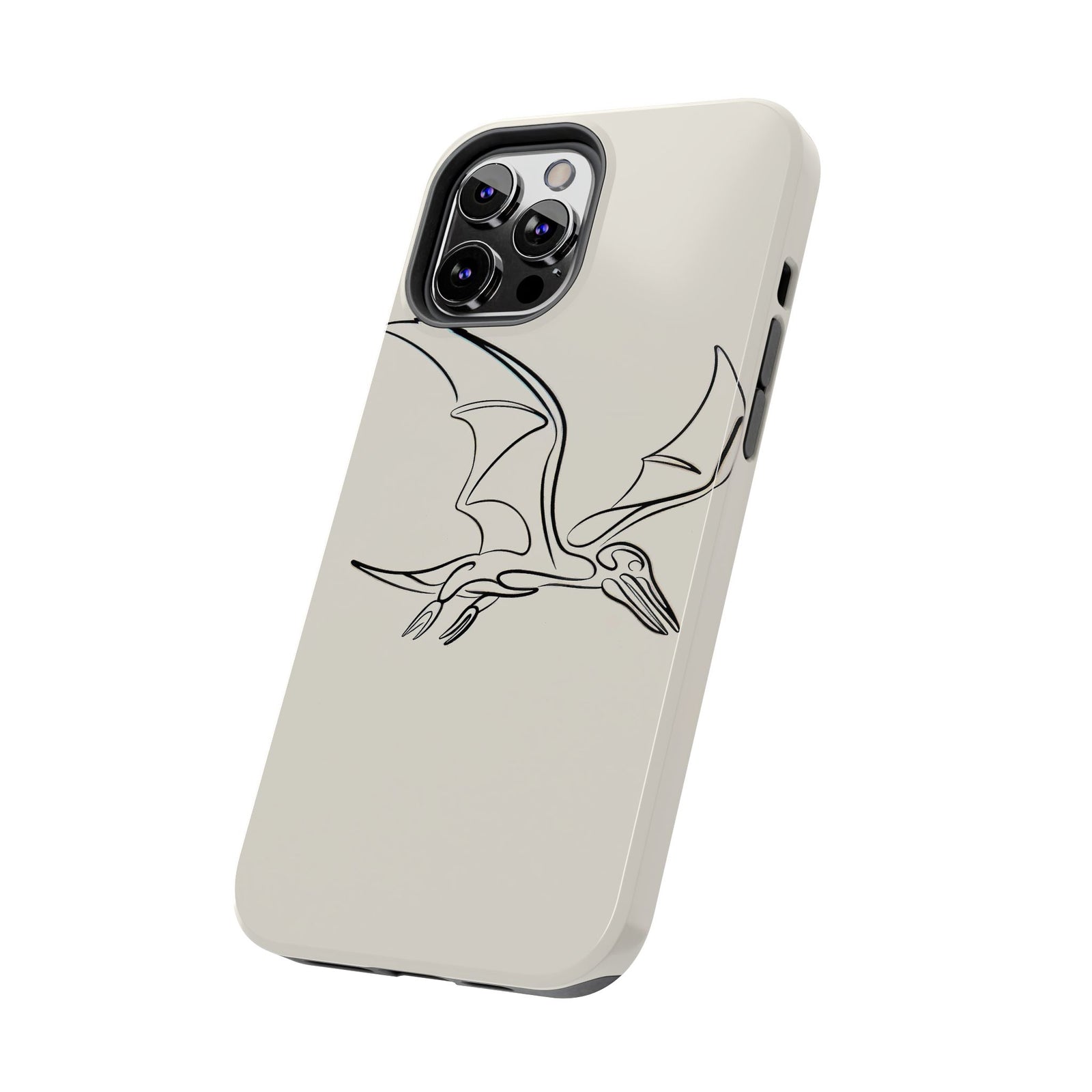 Pterodactyl Glide Art - Dinosaur Phone Case
