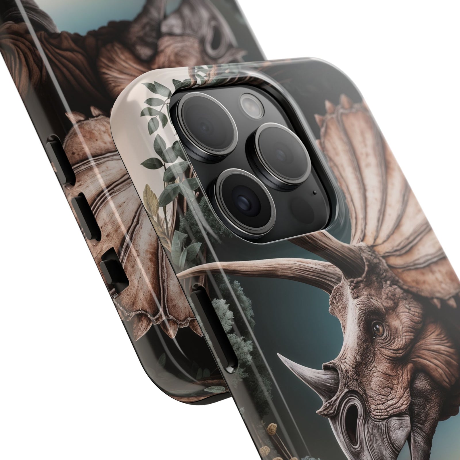 Triceratops Wilderness Adventure - Dinosaur Phone Case