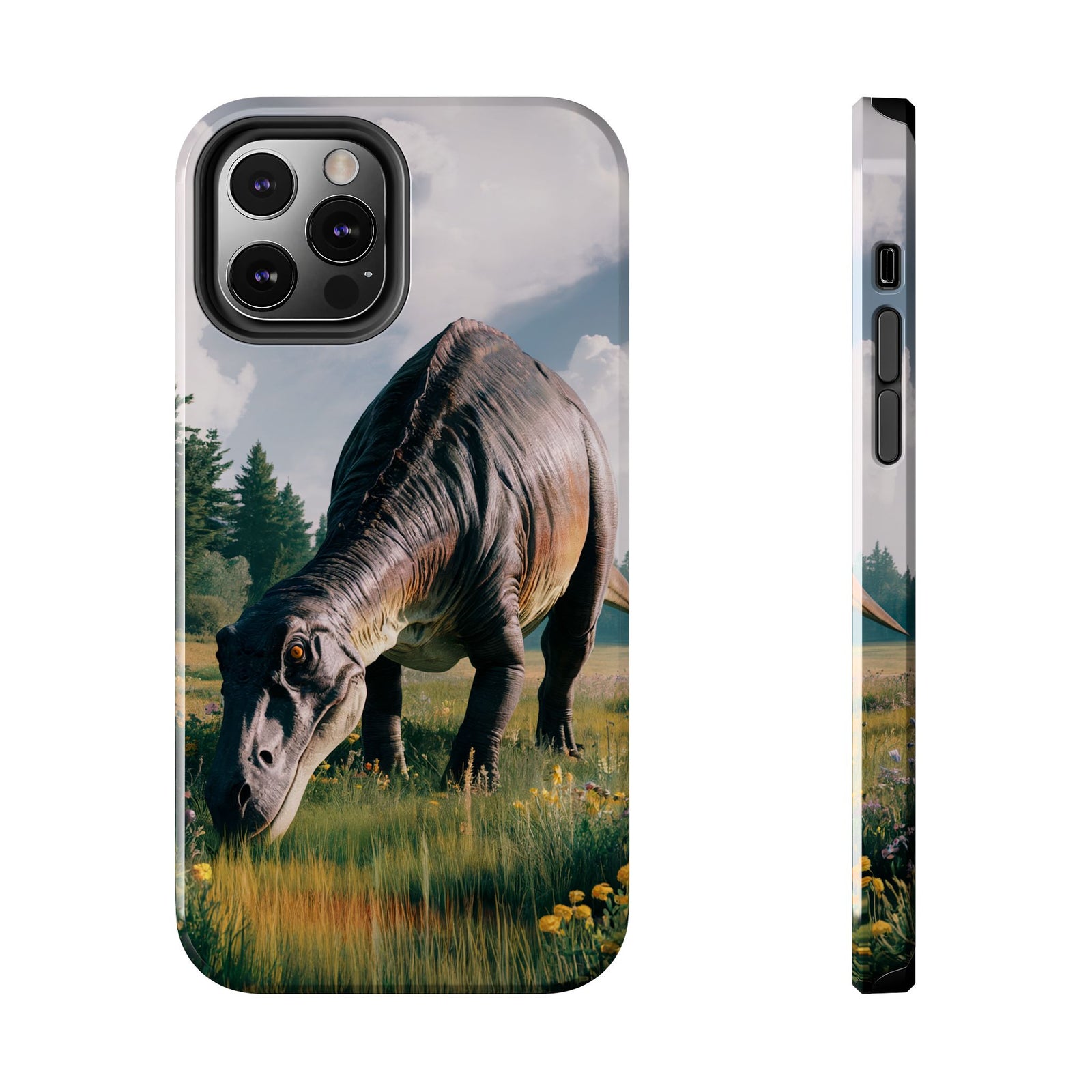Gentle Giant Grazing - Dinosaur Phone Case