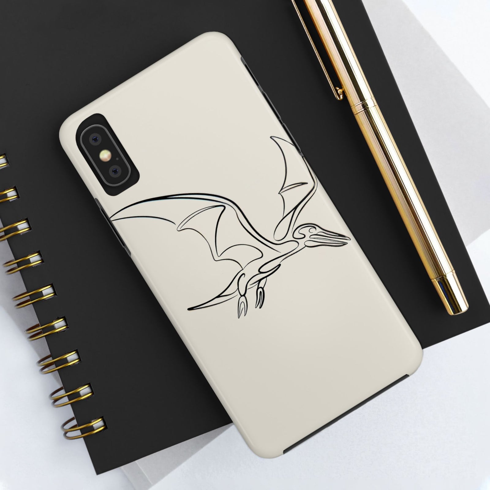 Pterodactyl Glide Art - Dinosaur Phone Case