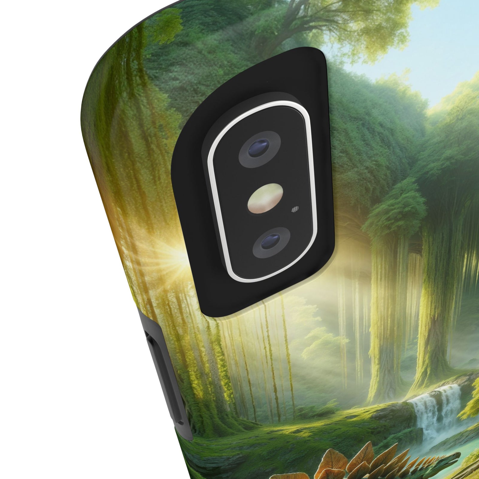 Stegosaurus Paradise Adventure - Dinosaur Phone Case