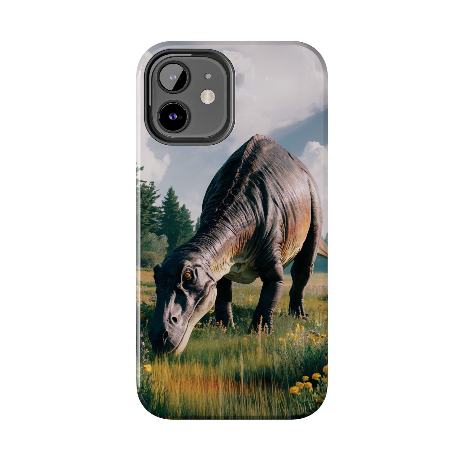 Gentle Giant Grazing - Dinosaur Phone Case