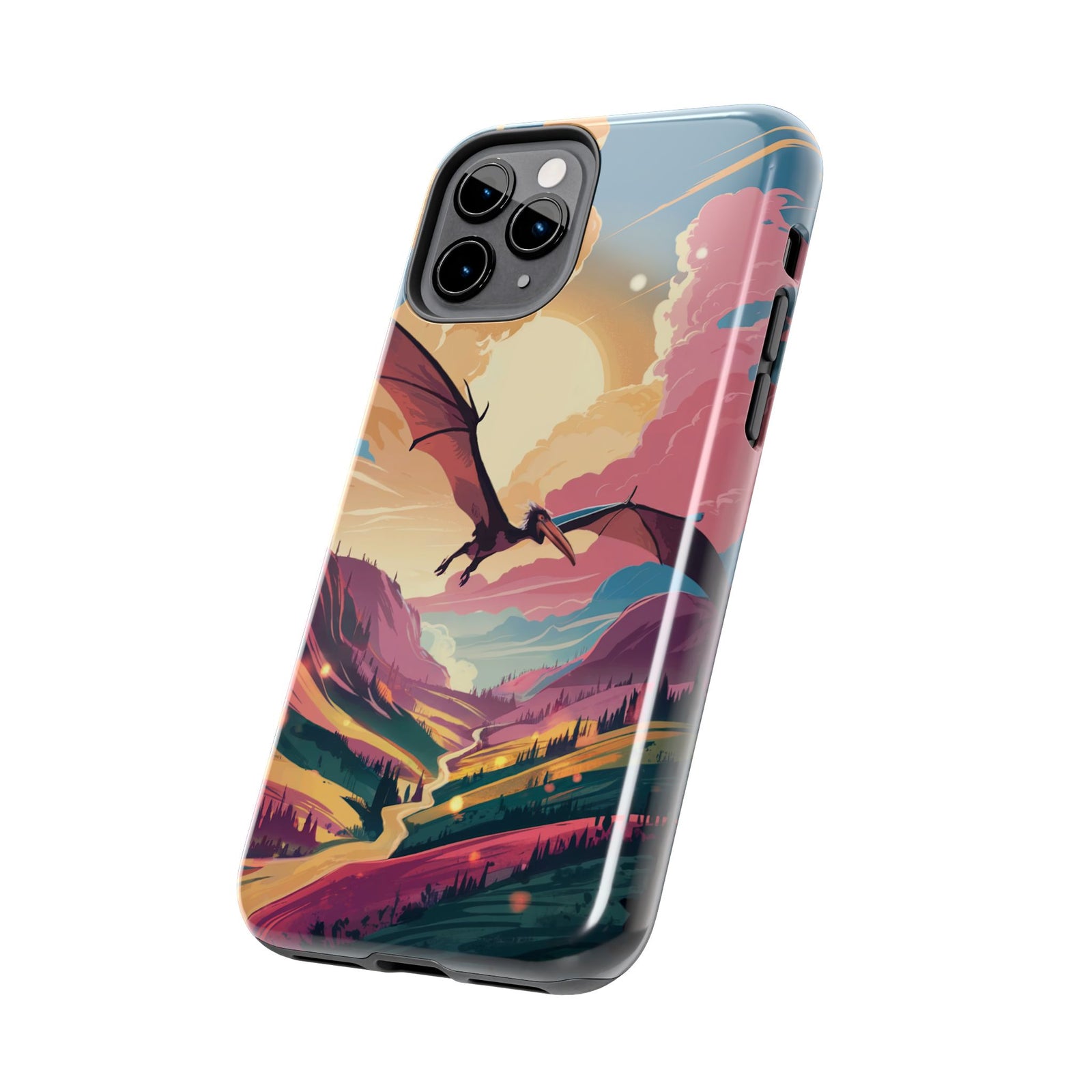 Pteranodon Sky Journey - Dinosaur Phone Case
