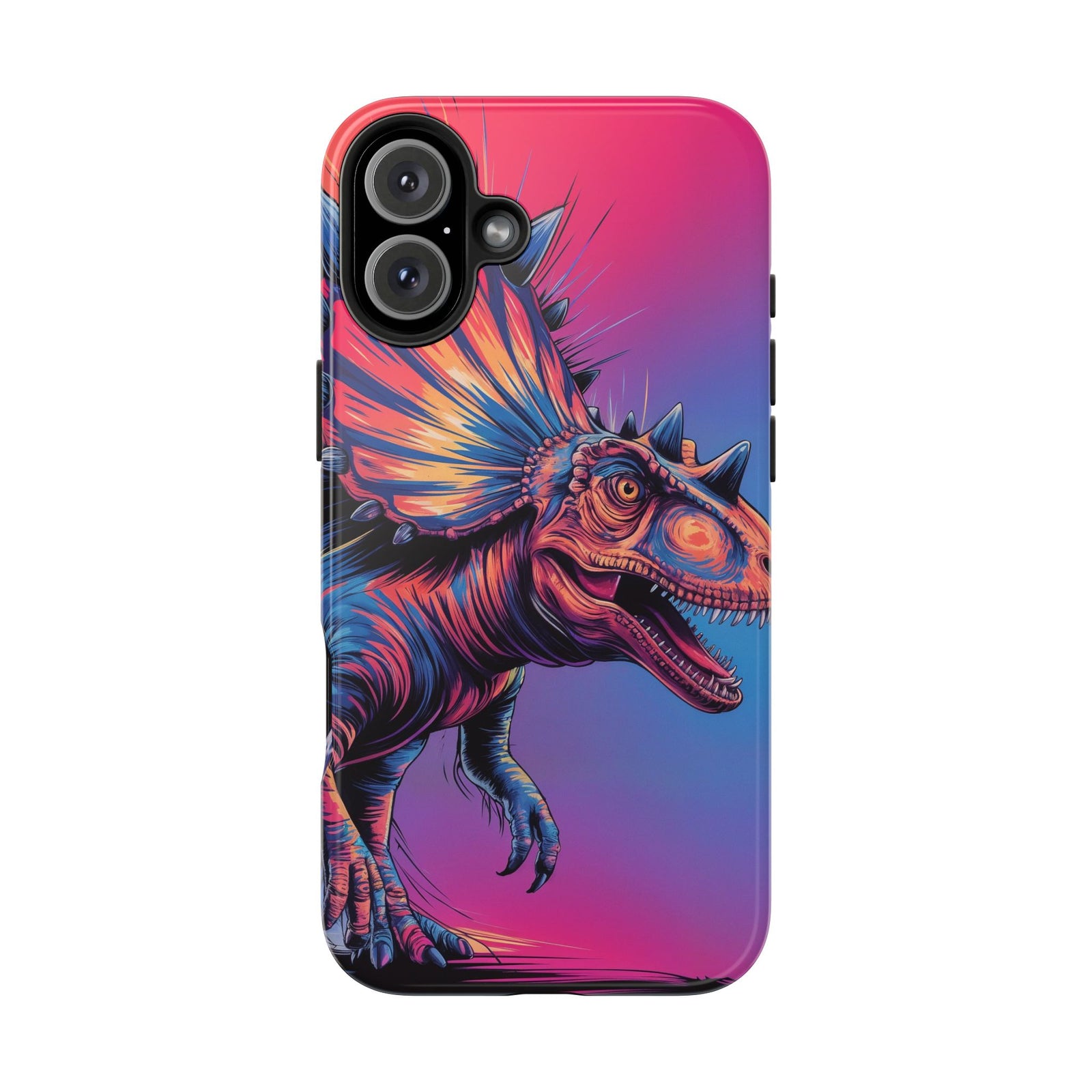 Styracosaurus Neon Roar - Dinosaur Phone Case