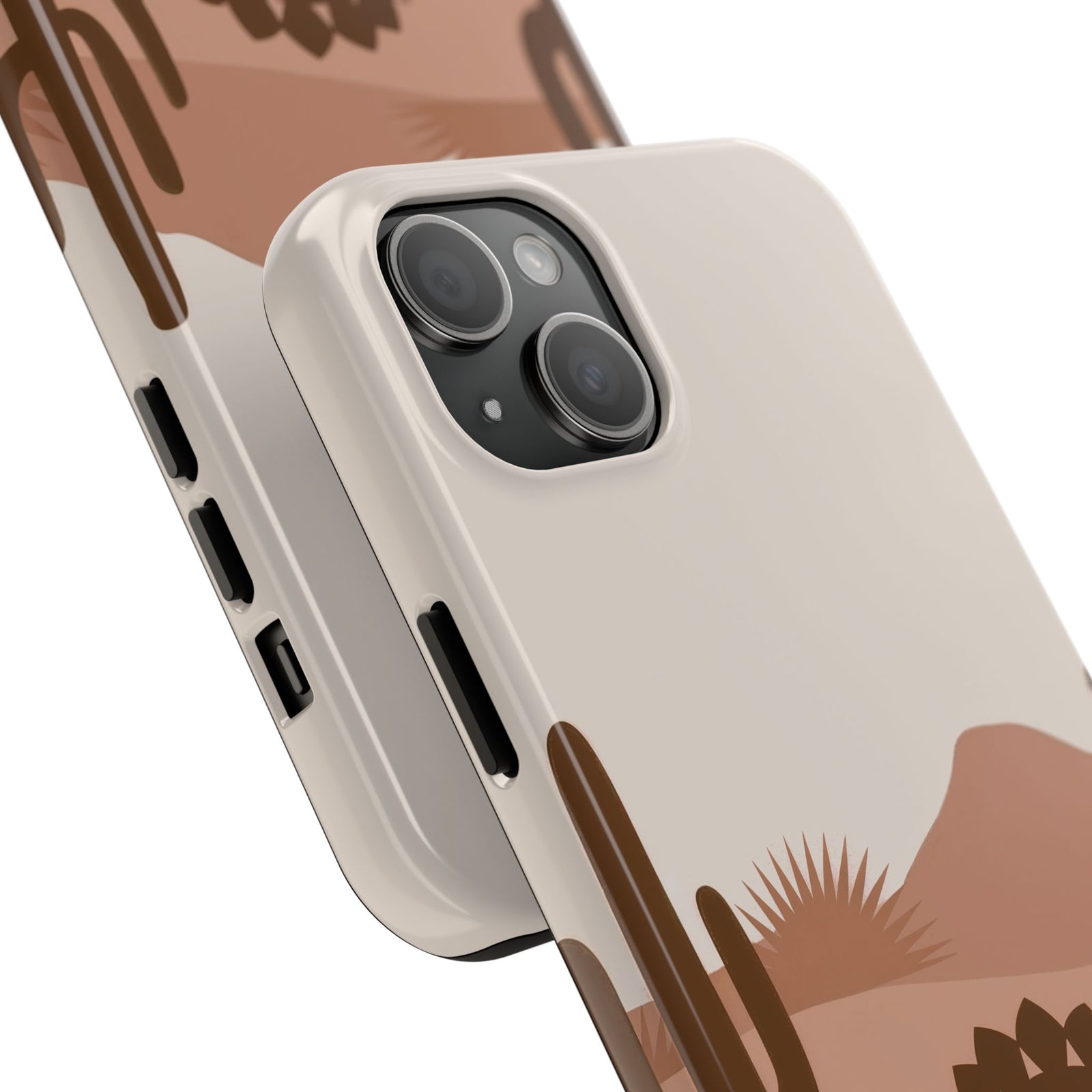 Desert Dino Silhouette - Dinosaur Phone Case