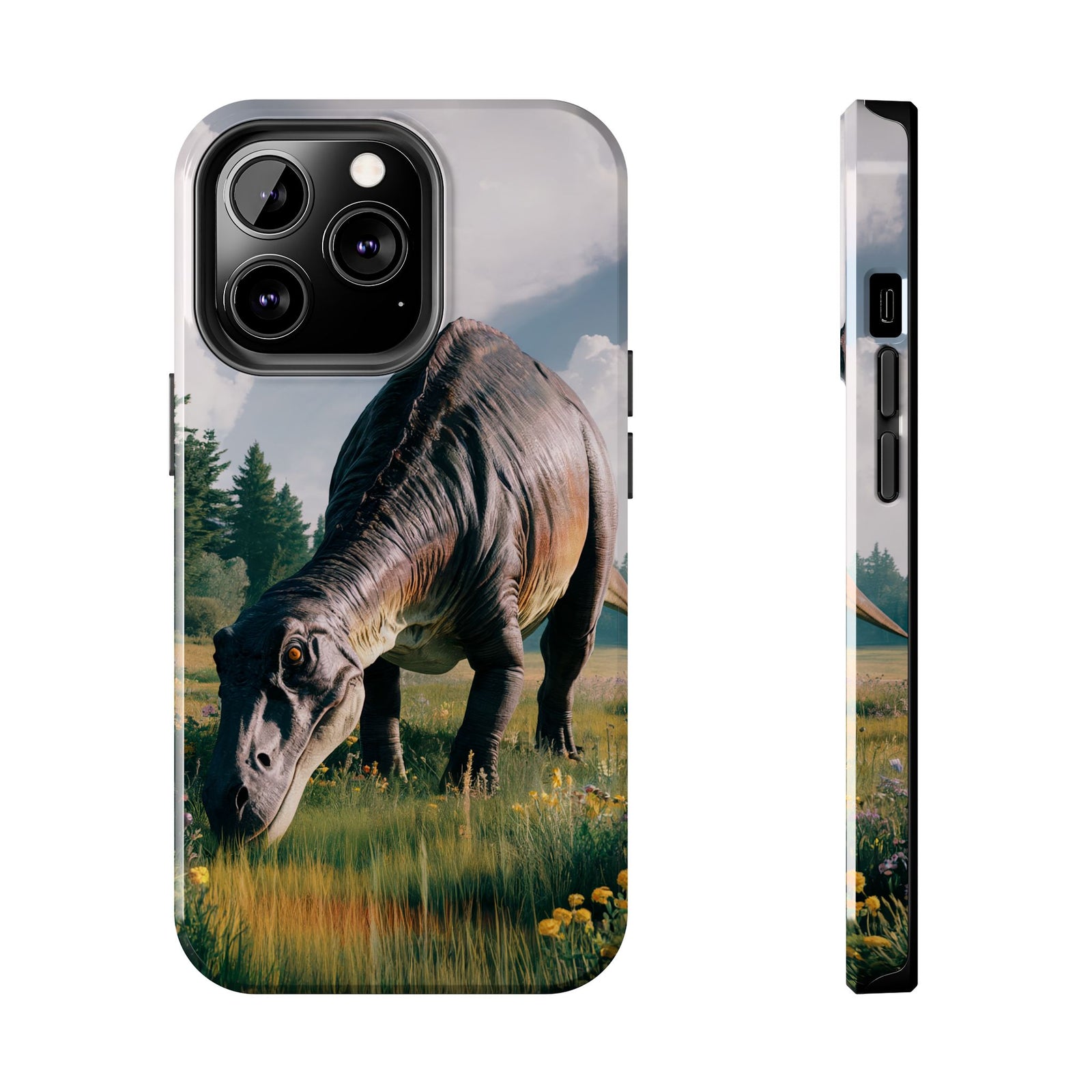 Gentle Giant Grazing - Dinosaur Phone Case