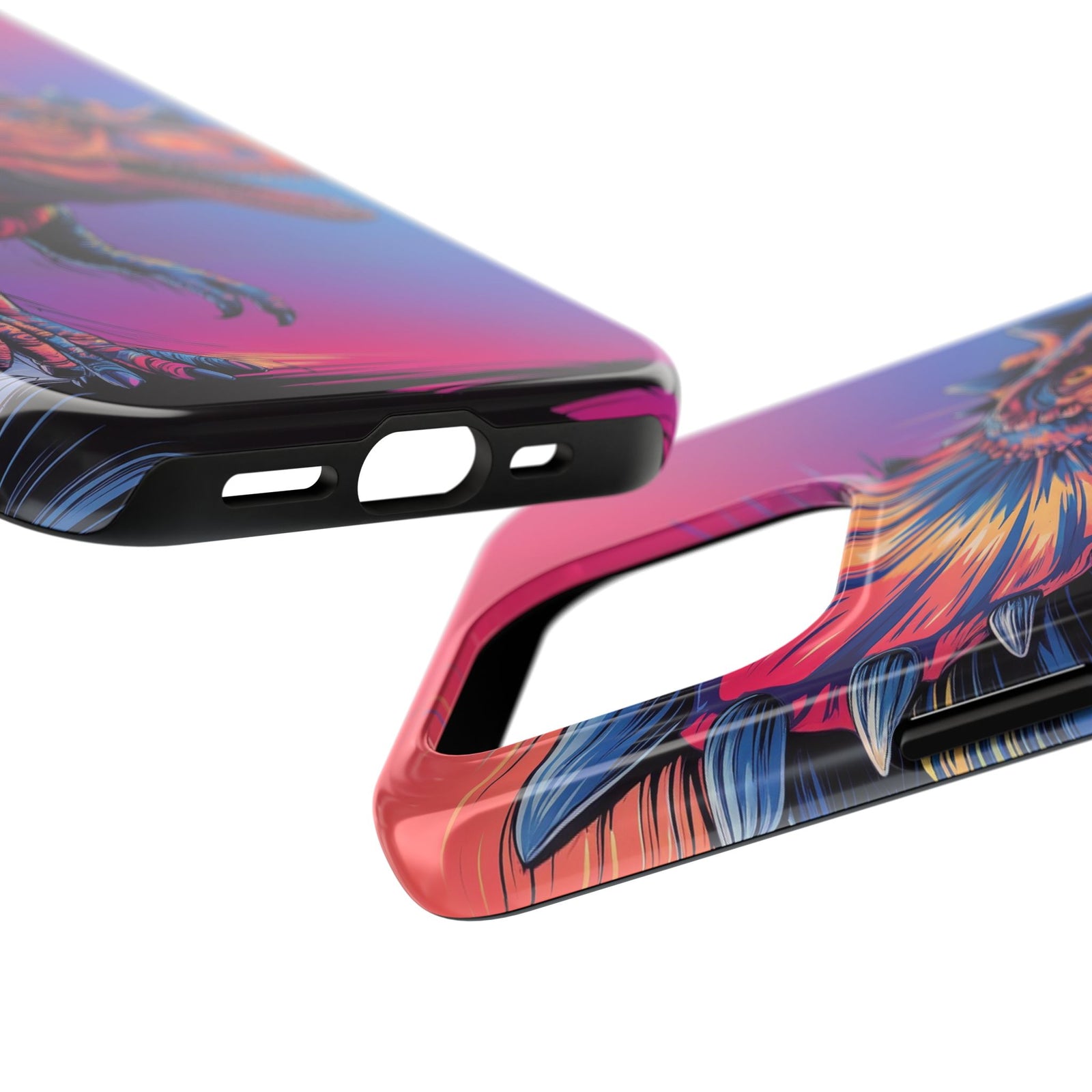 Styracosaurus Neon Roar - Dinosaur Phone Case