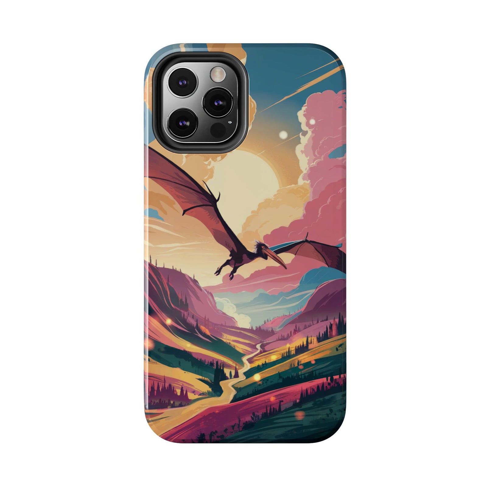 Pteranodon Sky Journey - Dinosaur Phone Case