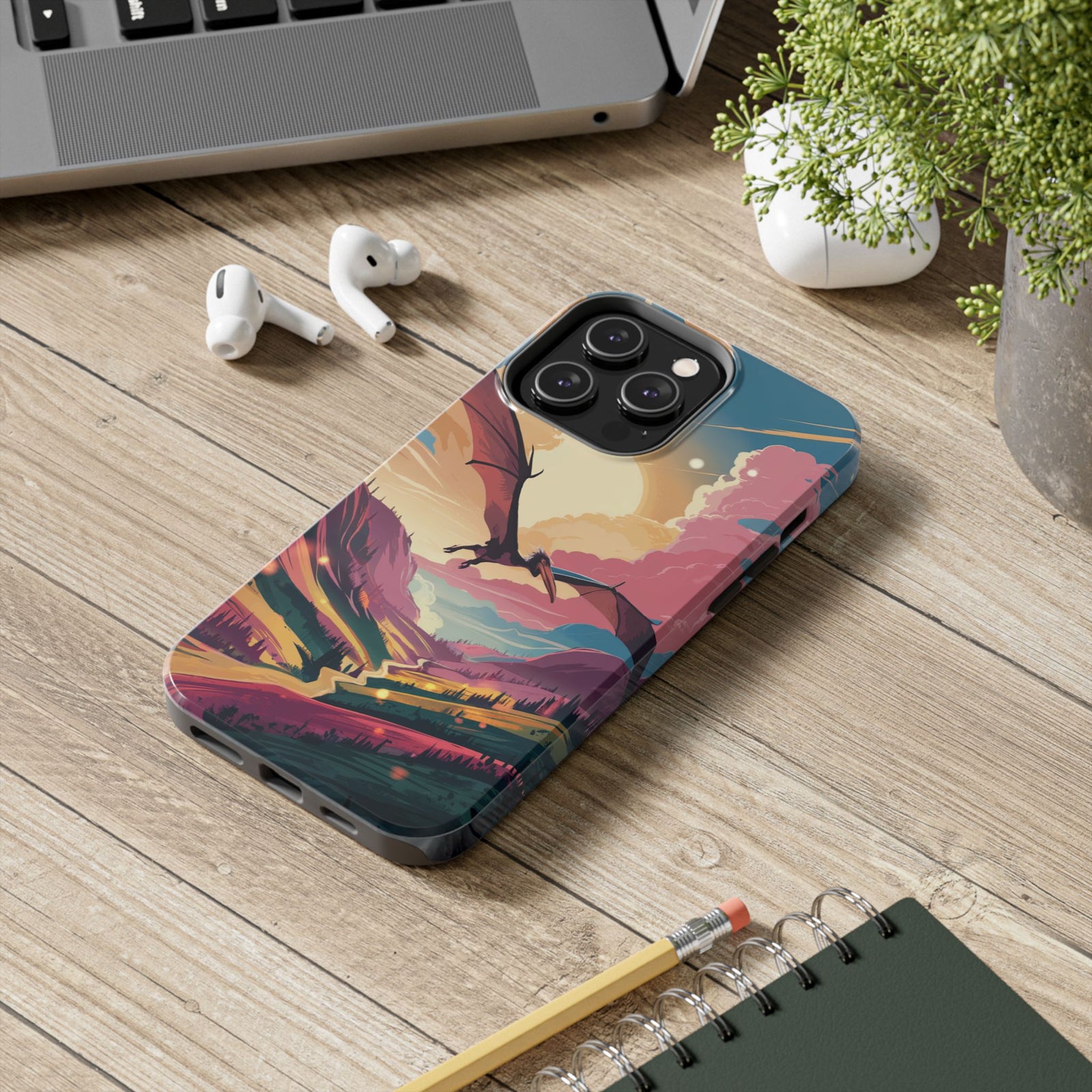 Pteranodon Sky Journey - Dinosaur Phone Case
