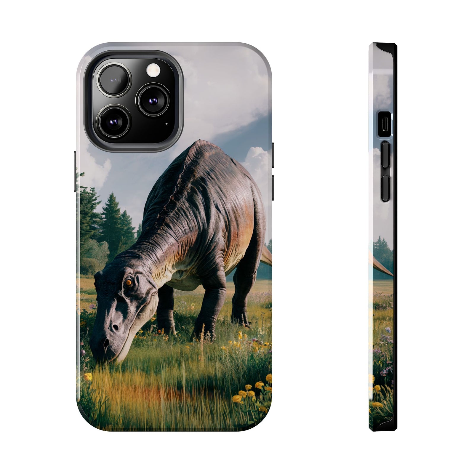 Gentle Giant Grazing - Dinosaur Phone Case