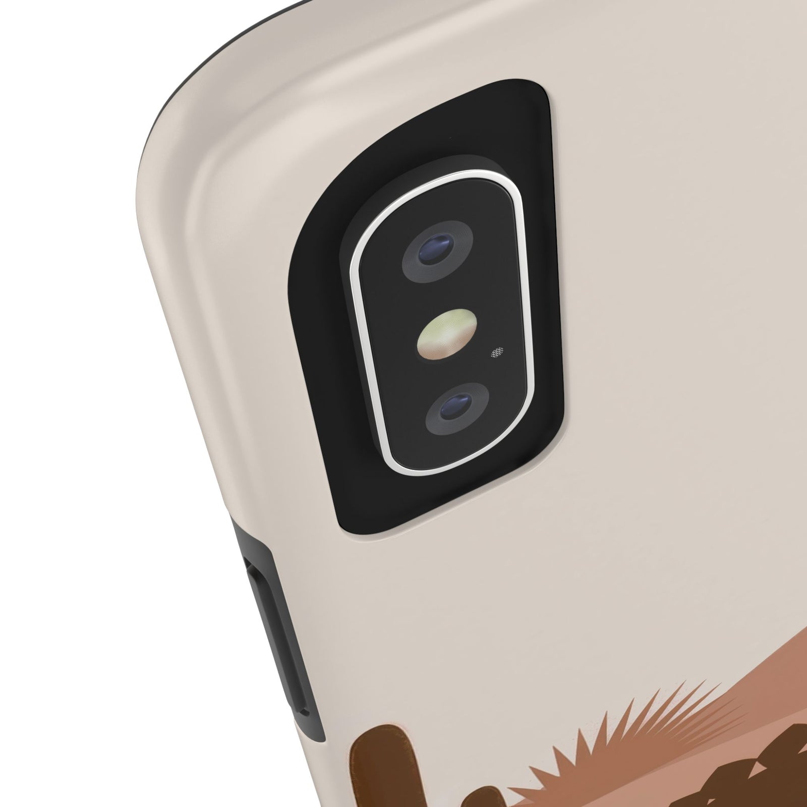 Desert Dino Silhouette - Dinosaur Phone Case