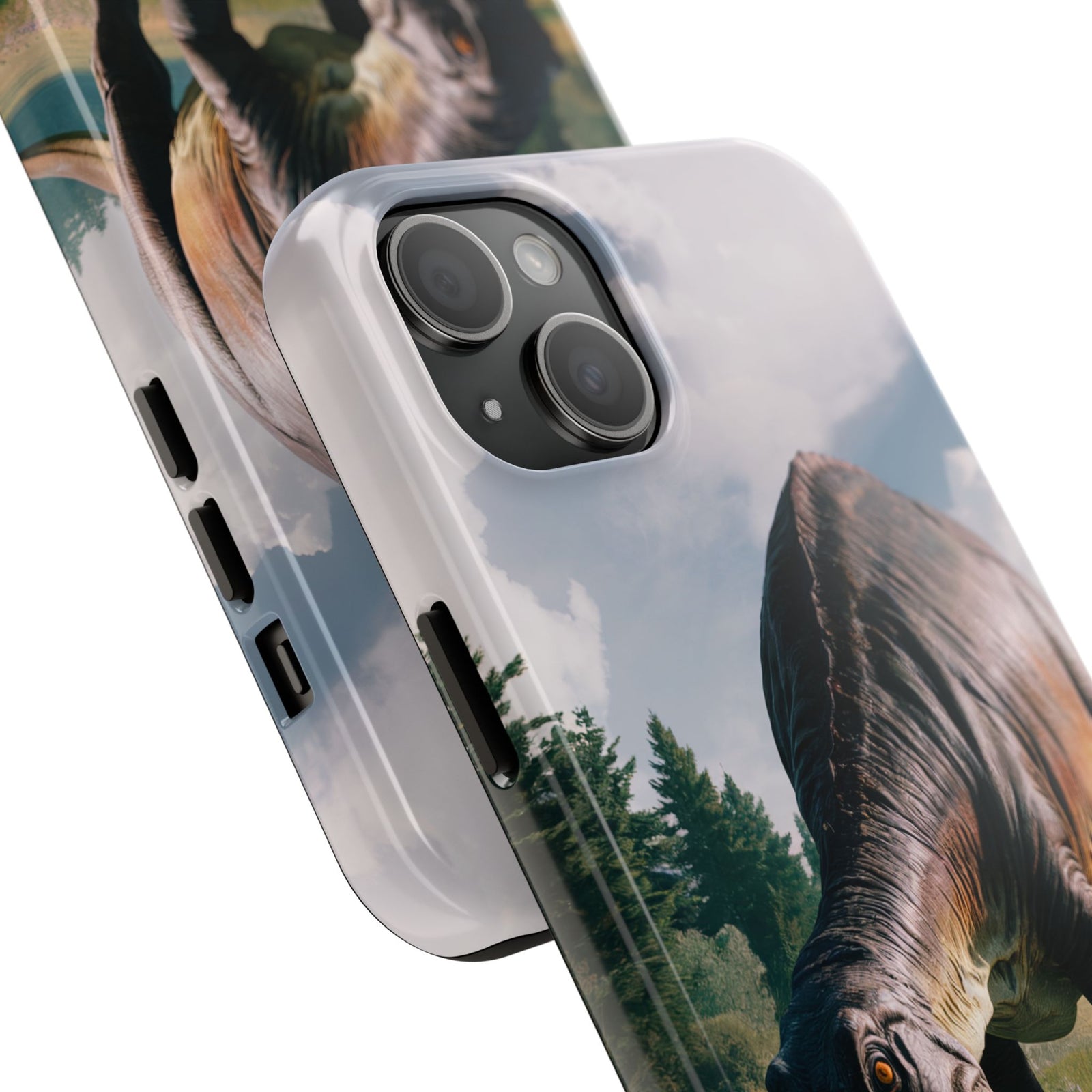 Gentle Giant Grazing - Dinosaur Phone Case