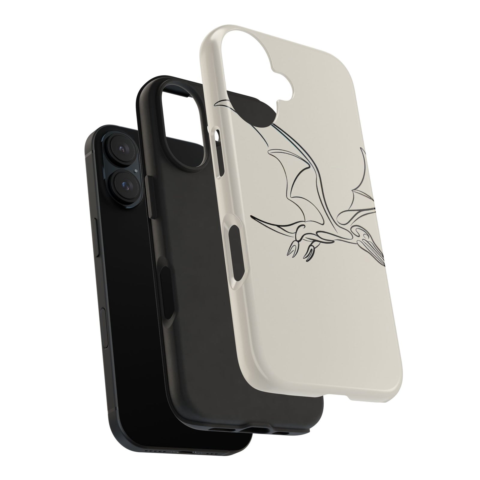 Pterodactyl Glide Art - Dinosaur Phone Case