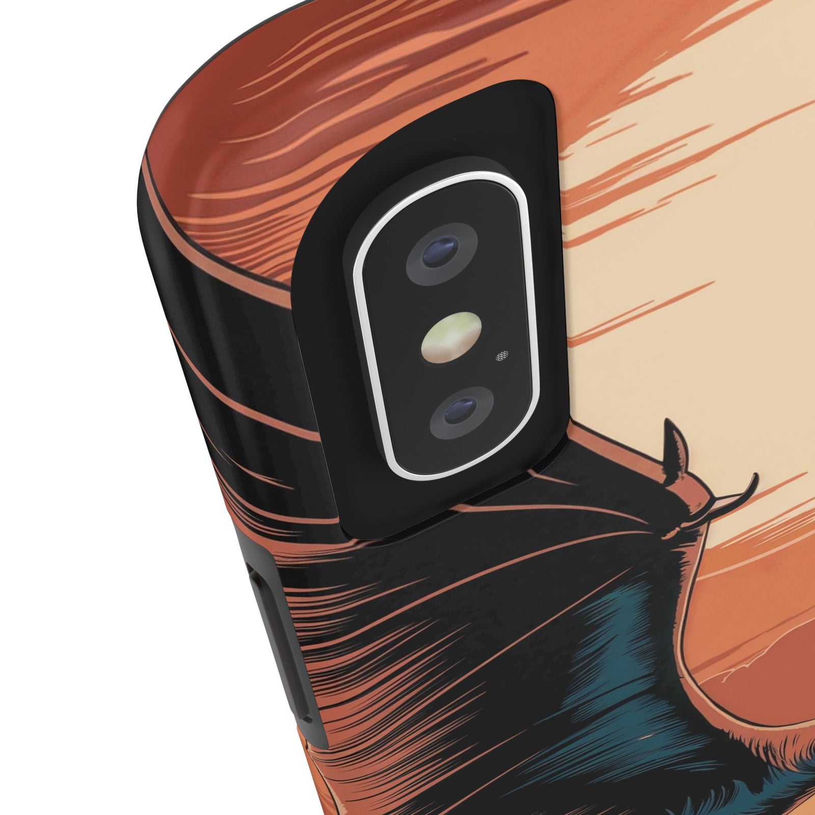 Sunset Pterodactyl Adventure - Dinosaur Phone Case