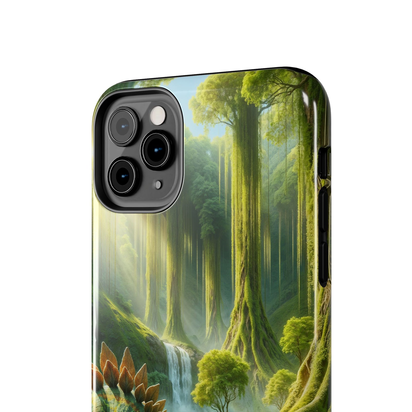 Stegosaurus Paradise Adventure - Dinosaur Phone Case