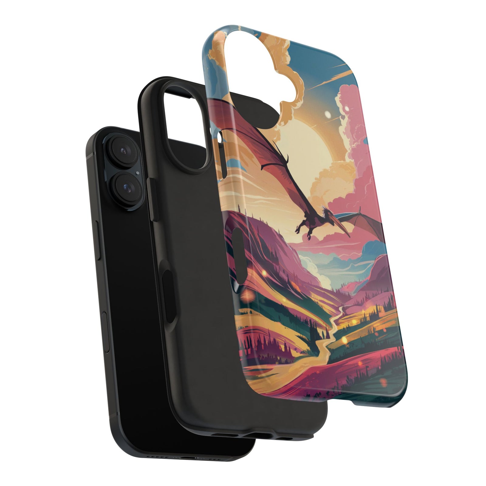 Pteranodon Sky Journey - Dinosaur Phone Case