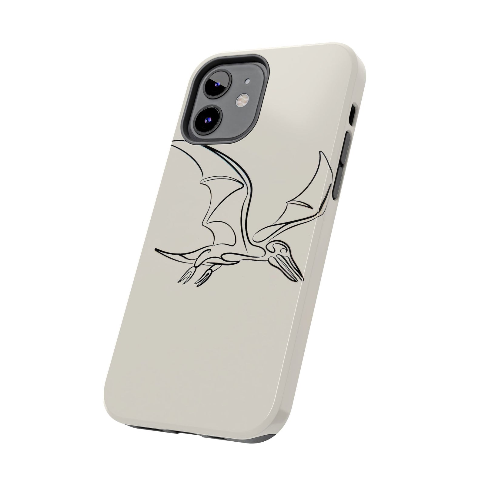 Pterodactyl Glide Art - Dinosaur Phone Case