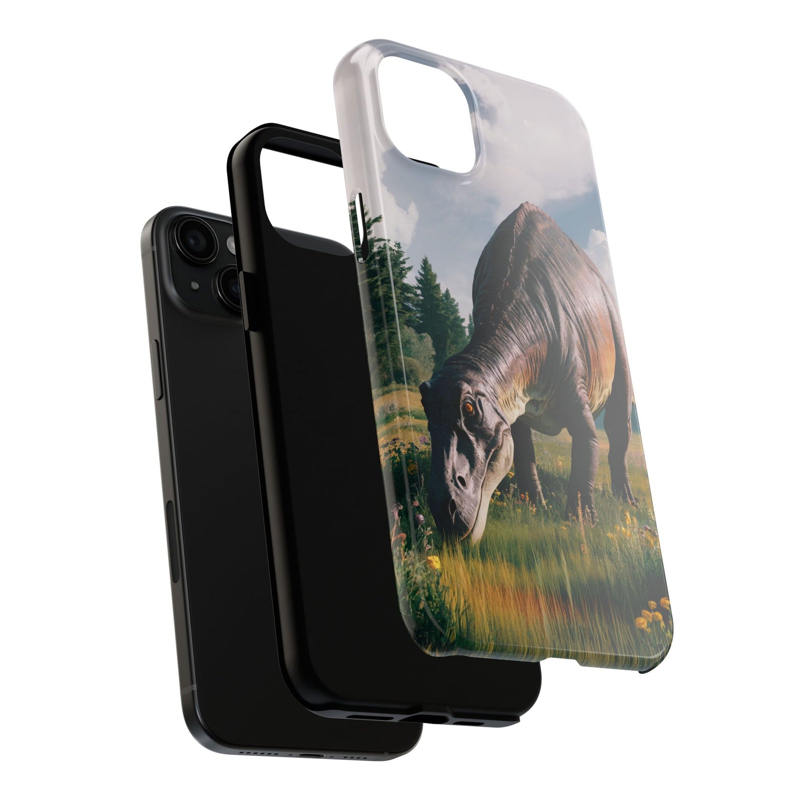 Gentle Giant Grazing - Dinosaur Phone Case