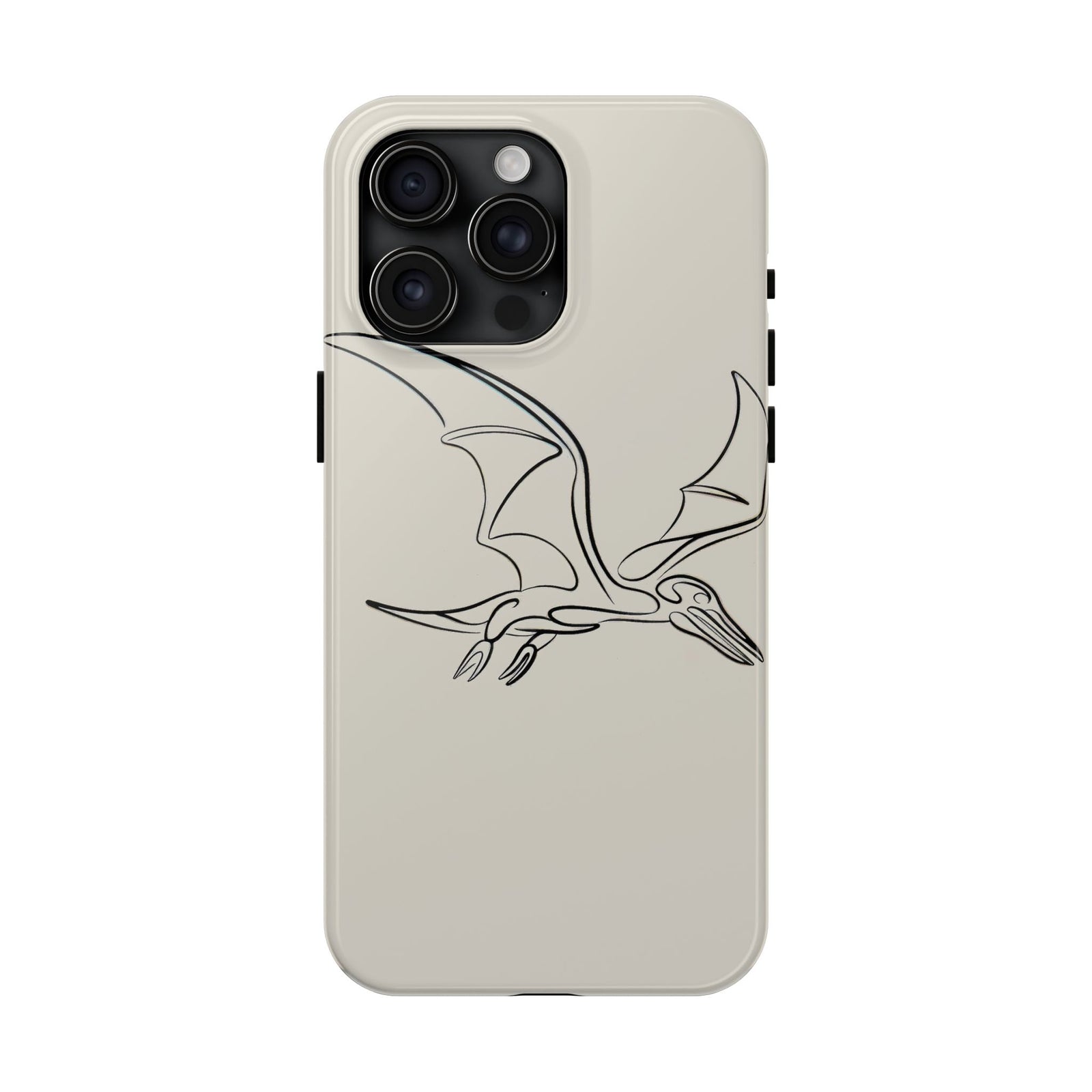 Pterodactyl Glide Art - Dinosaur Phone Case